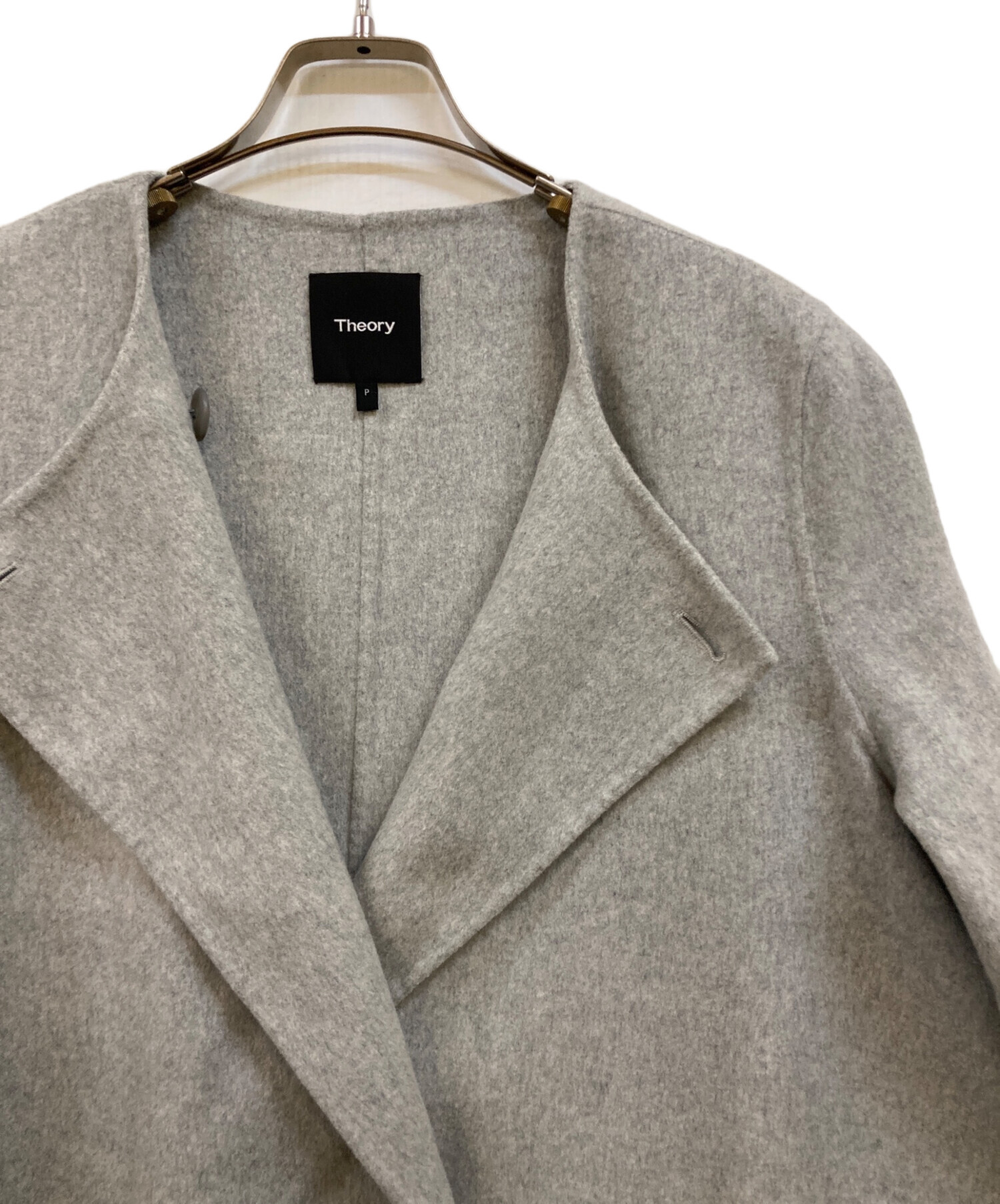 中古・古着通販】theory (セオリー) カシミヤウールリバーコート