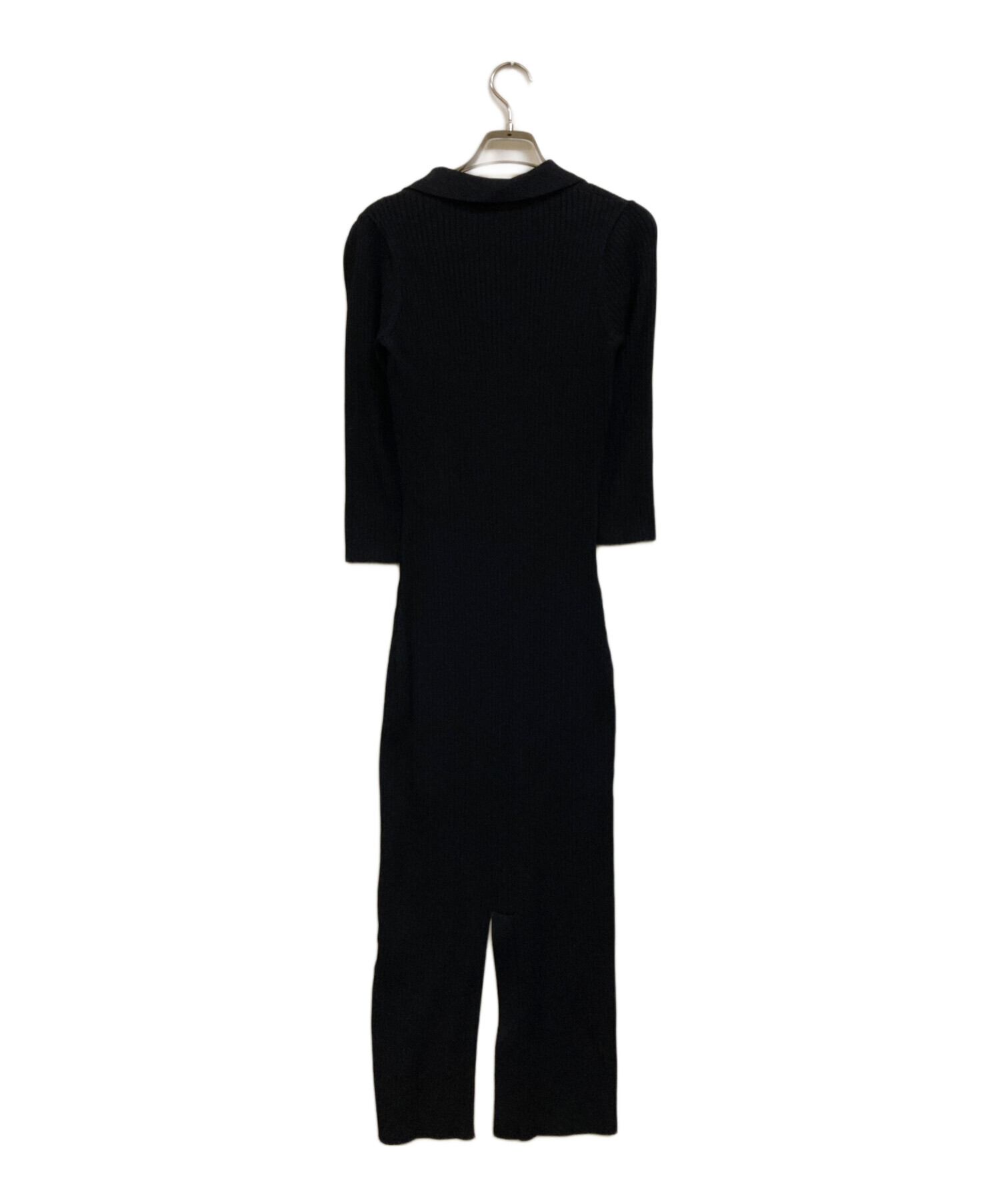 中古・古着通販】JENNE (ジェンヌ) ニットワンピース ブラック サイズ