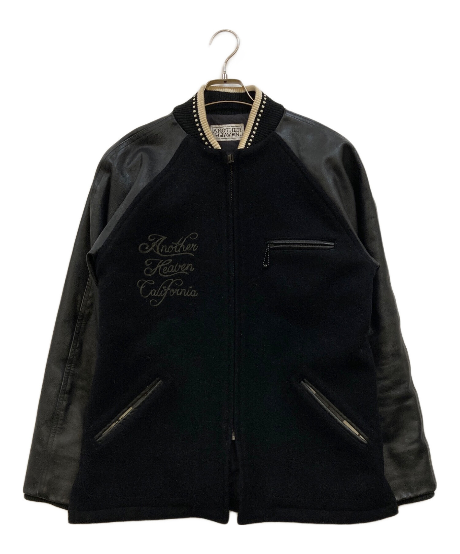 中古・古着通販】ANOTHER HEAVEN (アナザーヘブン) レザー切替メルトン