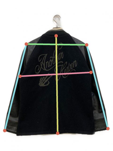 中古・古着通販】ANOTHER HEAVEN (アナザーヘブン) レザー切替メルトン