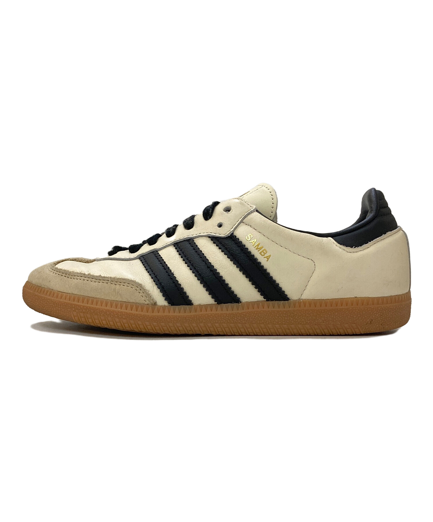 adidas サンバ　アイボリーベージュ　24cm 中古・古着通販】adidas (アディダス) SAMBA アイボリー サイズ:24