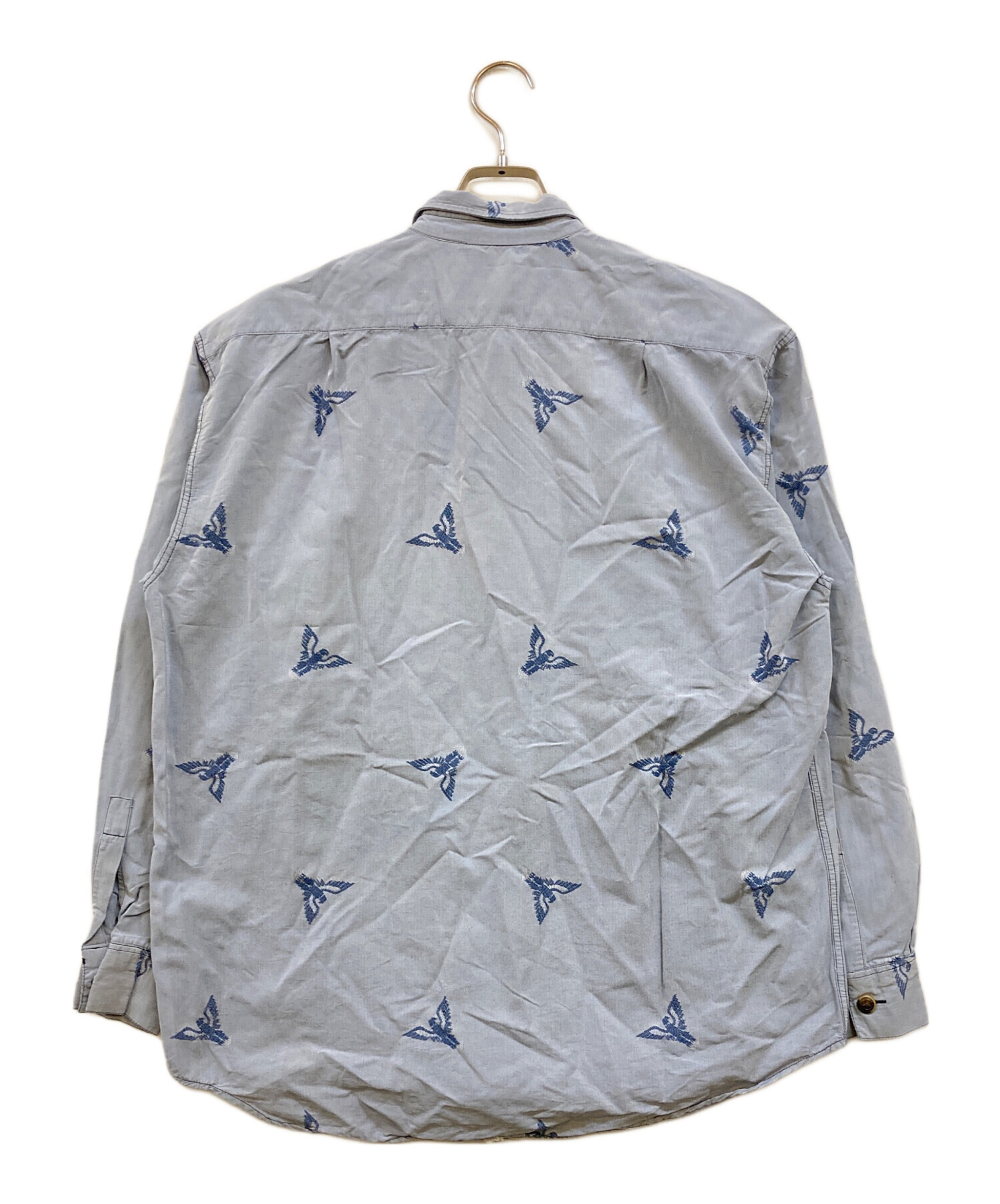 【美品】90’s Armani jeans hemp zip shirt 中古・古着通販】ARMANI JEANS (アルマーニジーンズ) 90's イーグル