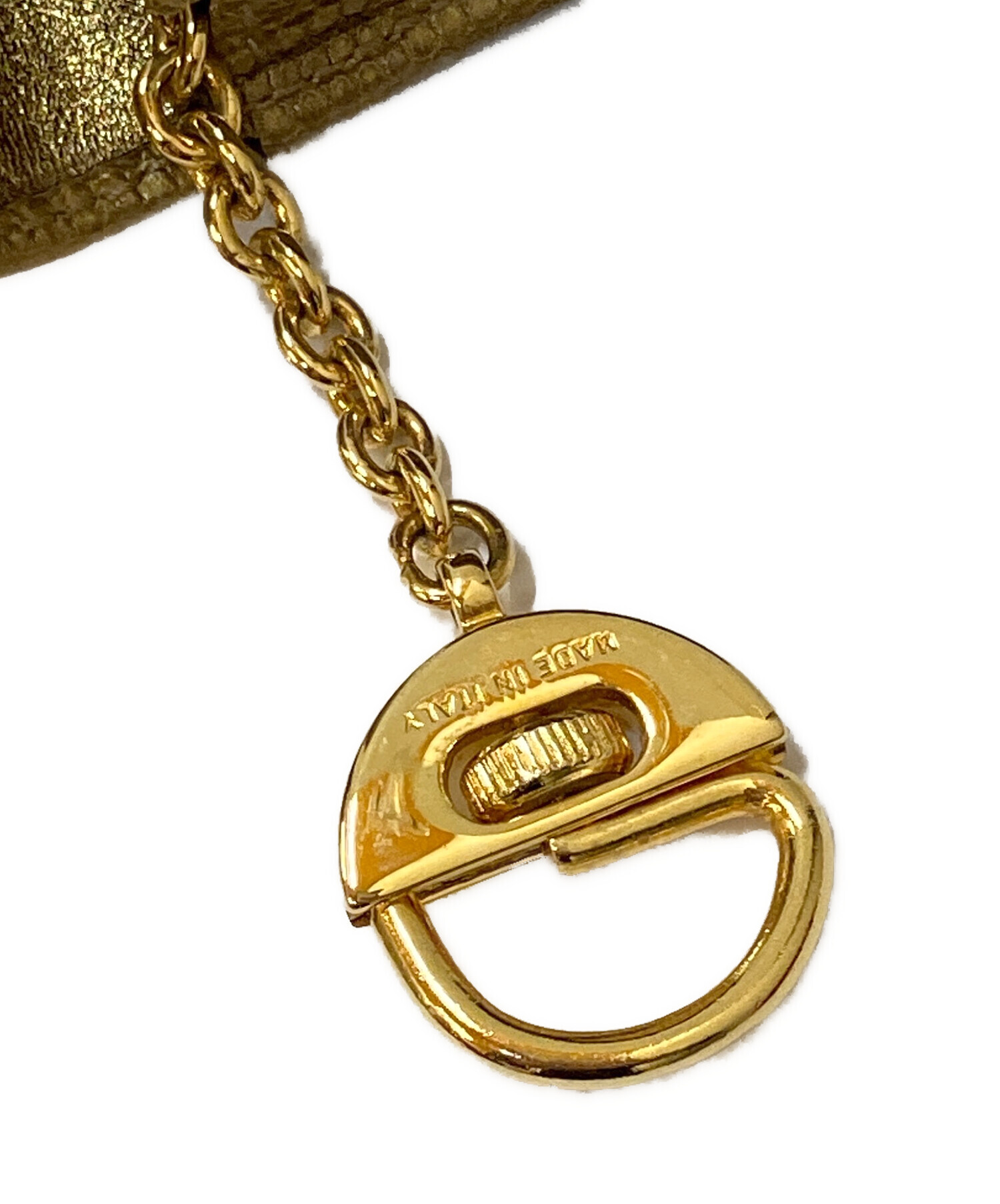 Salvatore Ferragamo メタリックゴールド バッグ 中古・古着通販】Salvatore Ferragamo (サルヴァトーレ フェラガモ