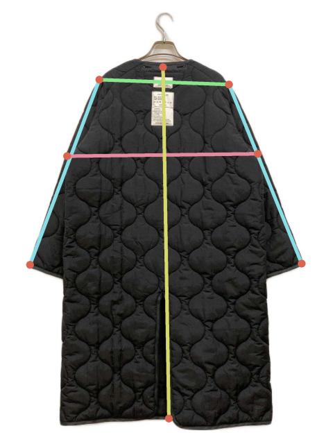 中古・古着通販】HYKE (ハイク) QUILTED LINER COAT ブラック サイズ:3