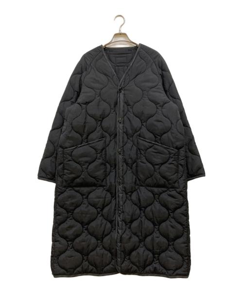 【レアサイズ】HYKE QUILTED COAT size3 中古・古着通販】HYKE (ハイク) QUILTED LINER COAT ブラック サイズ:3