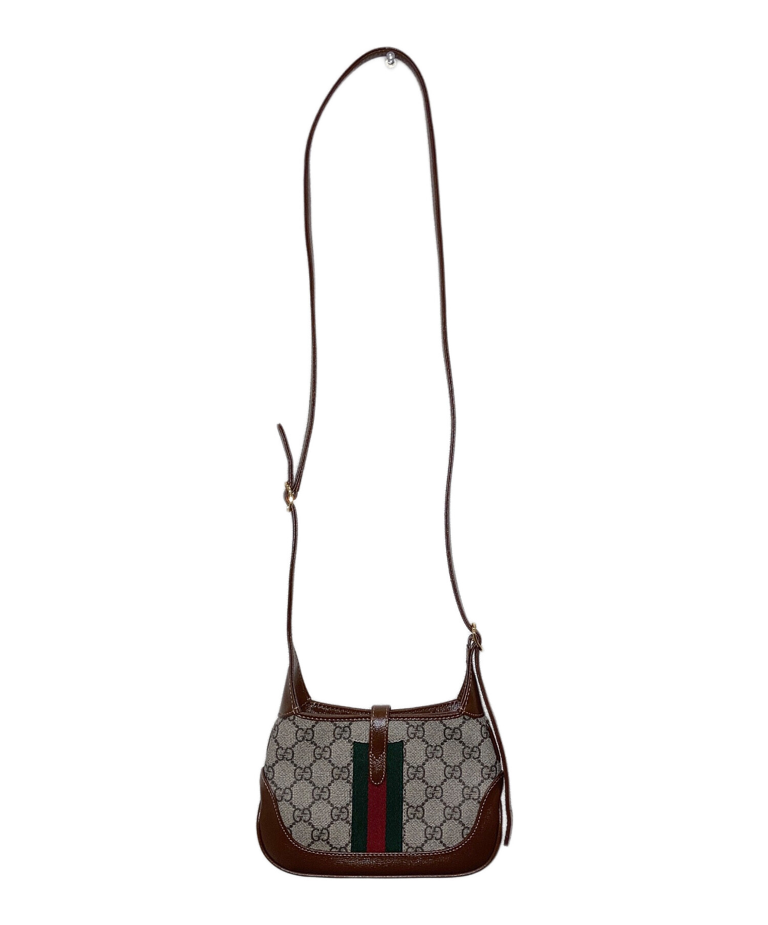 グッチ GUCCI シェリーライン ジャッキーショルダーバッグ 肩掛け手持ちok 中古・古着通販】GUCCI (グッチ) ジャッキー1961 GG シェリーライン