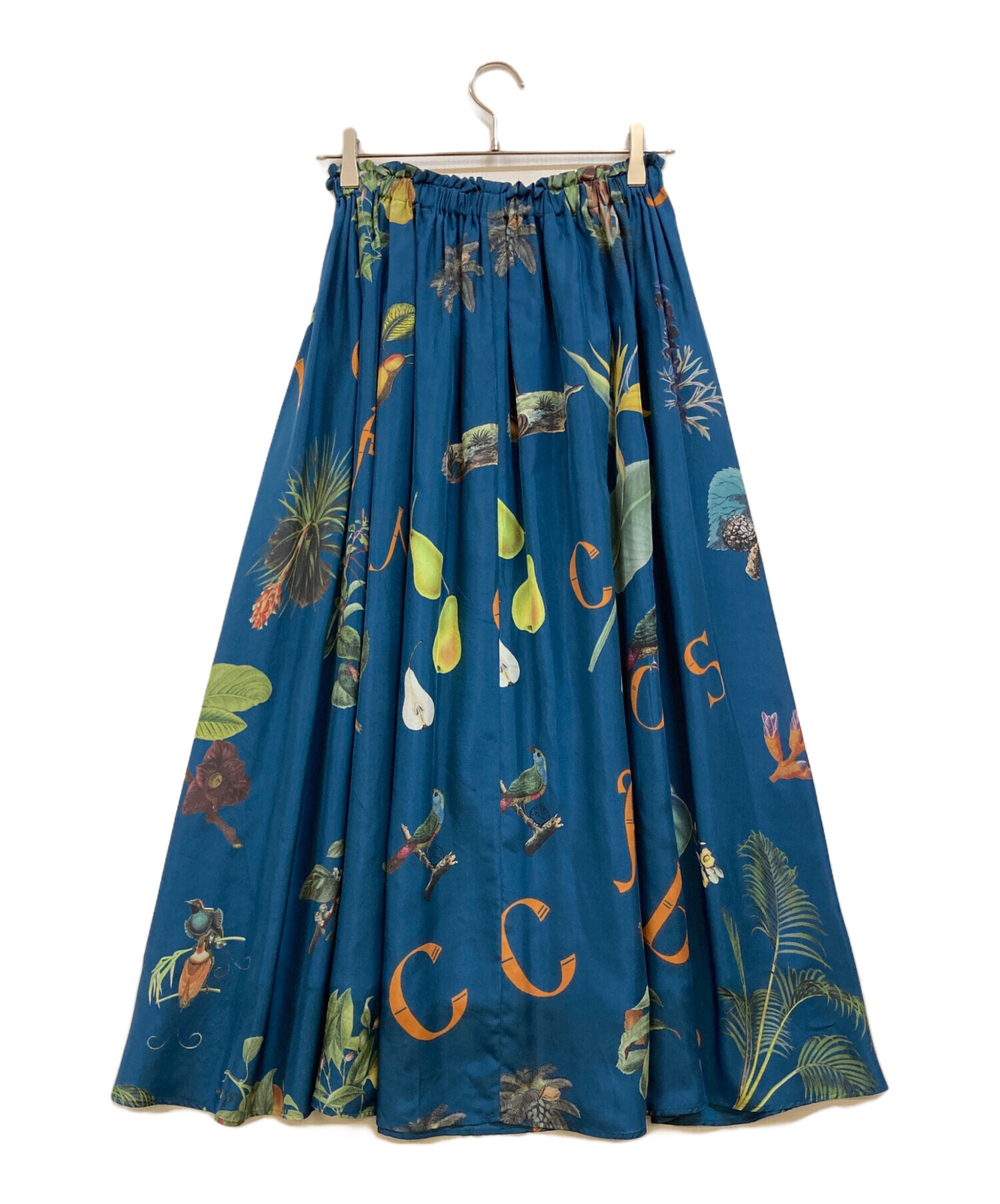 中古・古着通販】CABaN (キャバン) シルク ボタニカルプリントロング