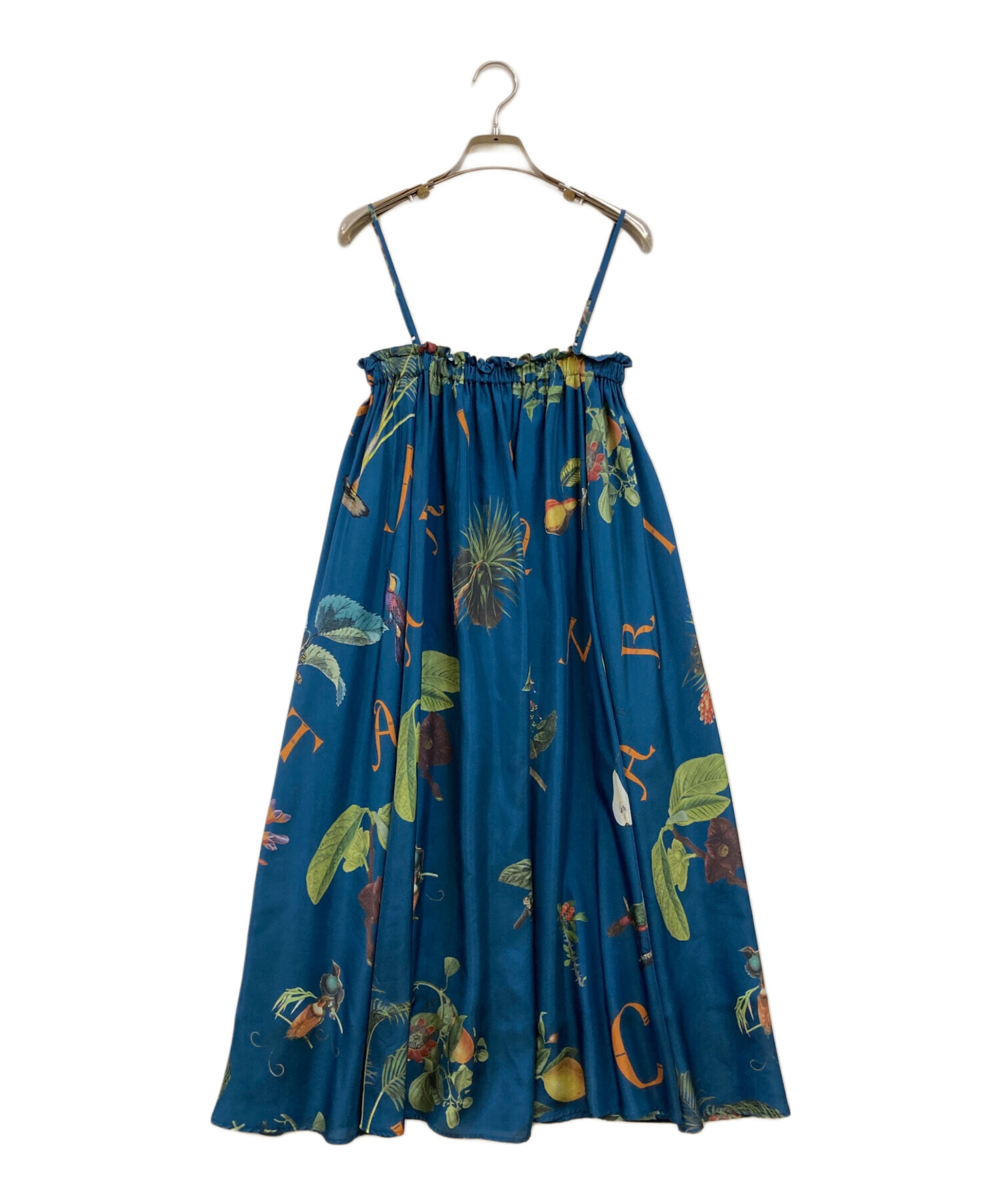 中古・古着通販】CABaN (キャバン) シルク ボタニカルプリントロング