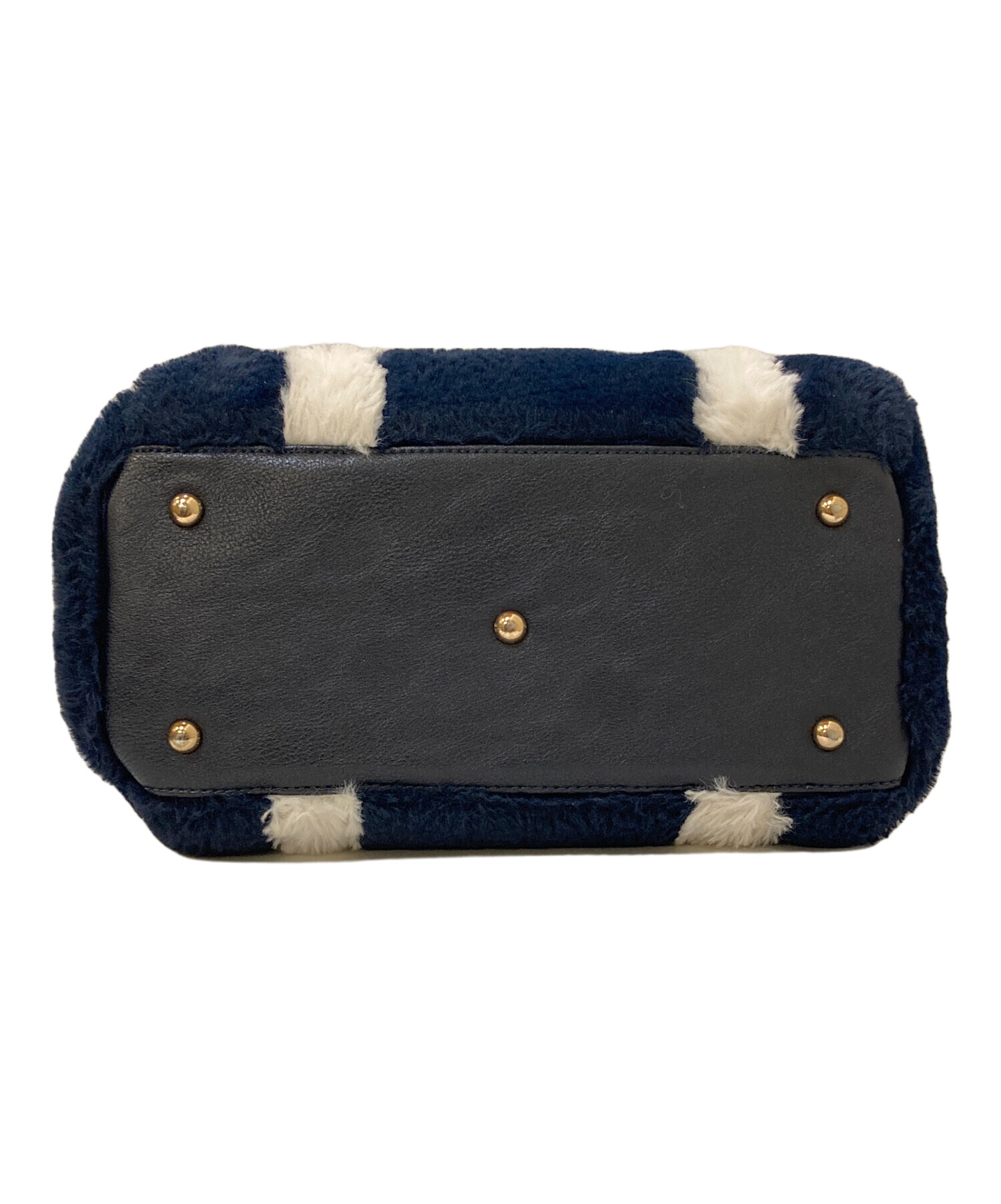 ムータ 配色ファーボストンバック ムータ 配色ファーボストンバック muta ムータ ファーバッグ muta