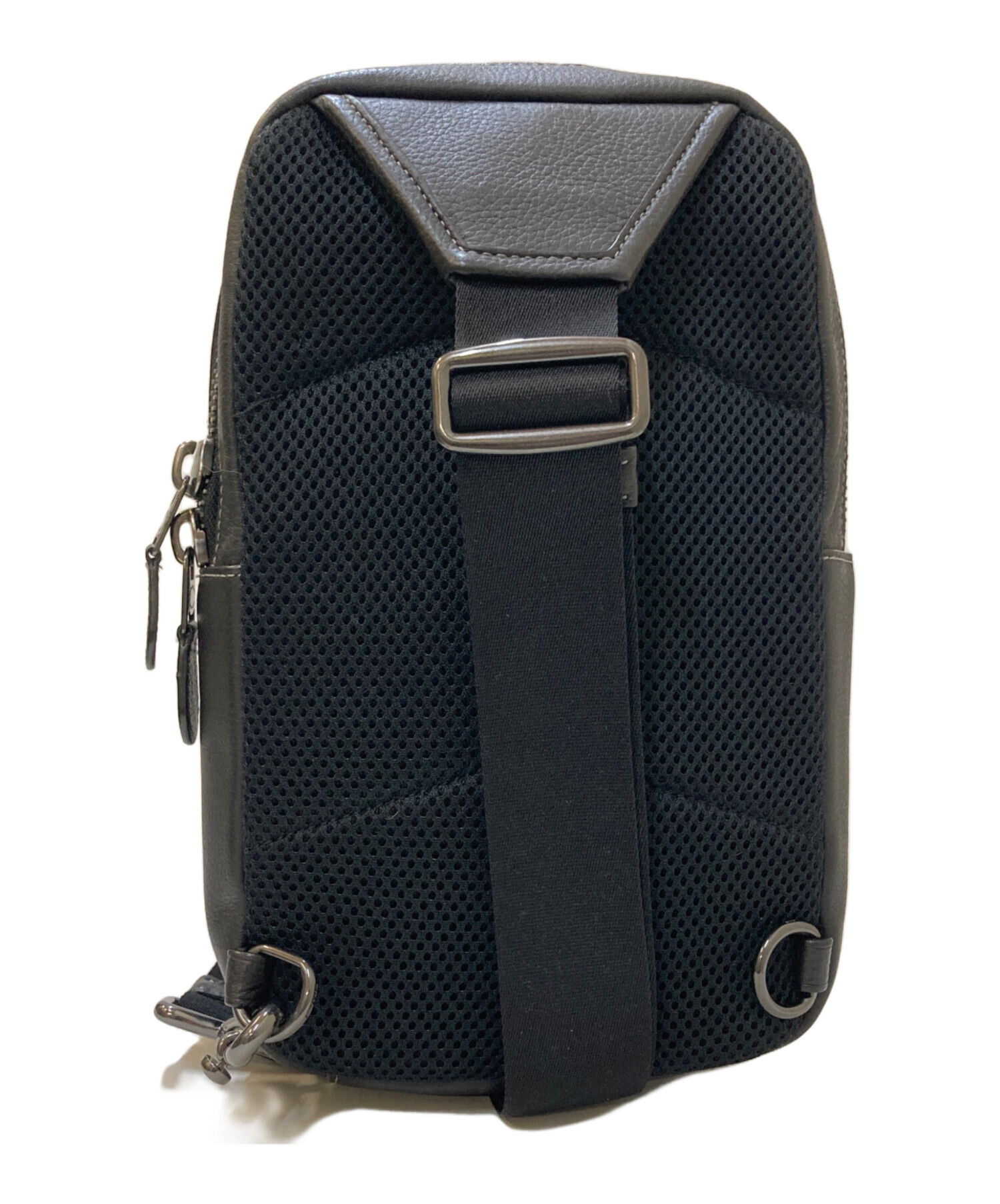 中古・古着通販】COACH (コーチ) シグネチャー ボディバッグ グレー