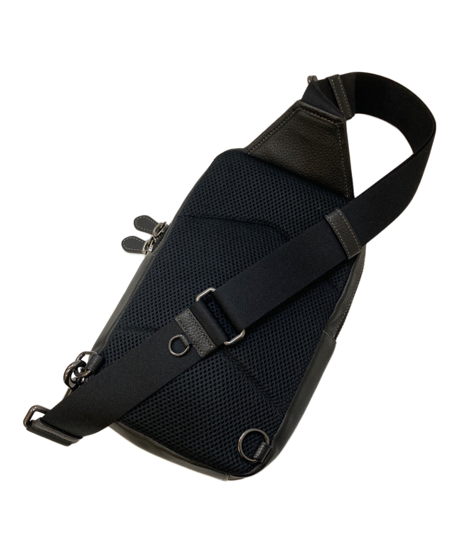 中古・古着通販】COACH (コーチ) シグネチャー ボディバッグ グレー