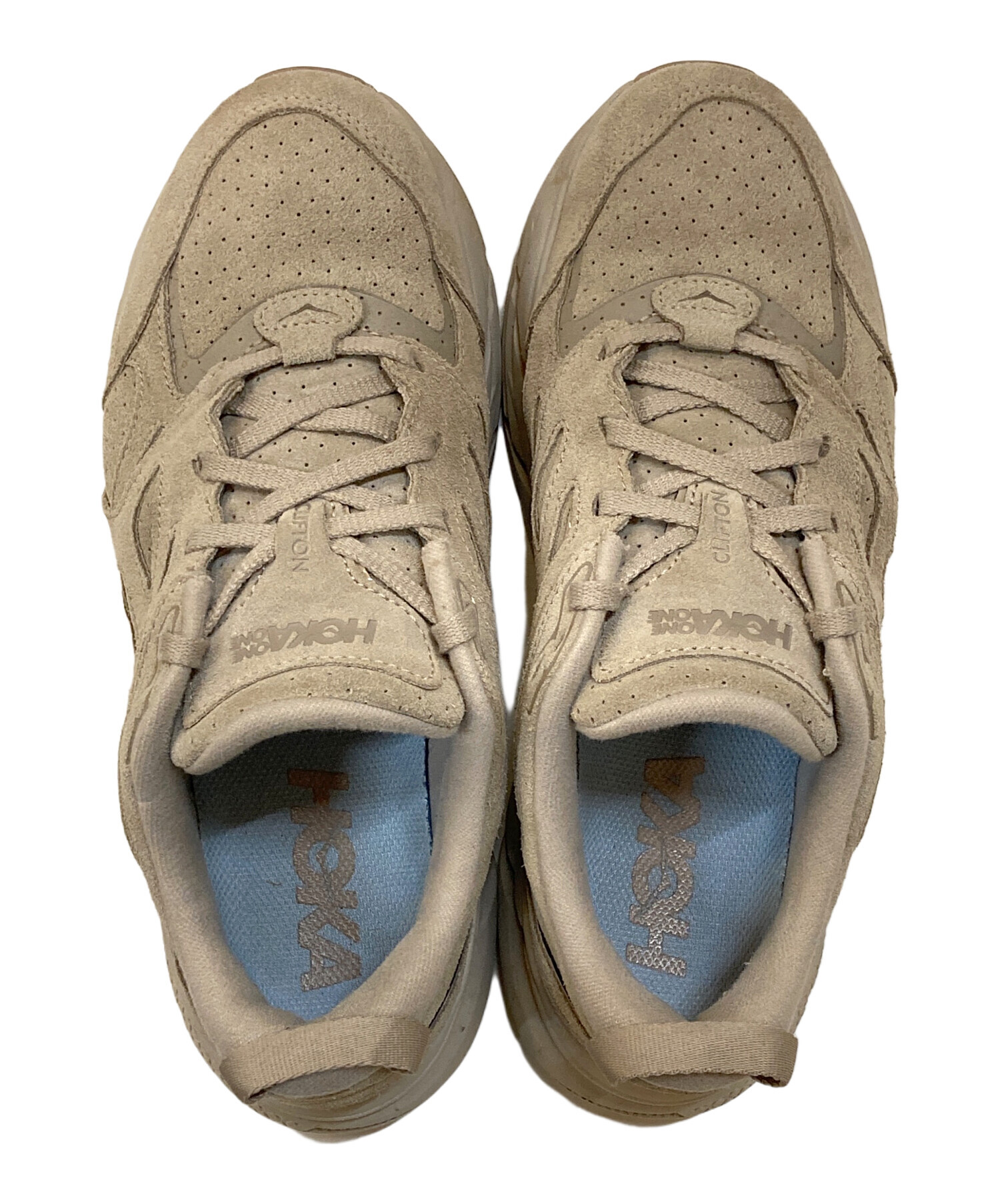 中古・古着通販】HOKAONEONE (ホカオネオネ) CLIFTON L SUEDE ベージュ