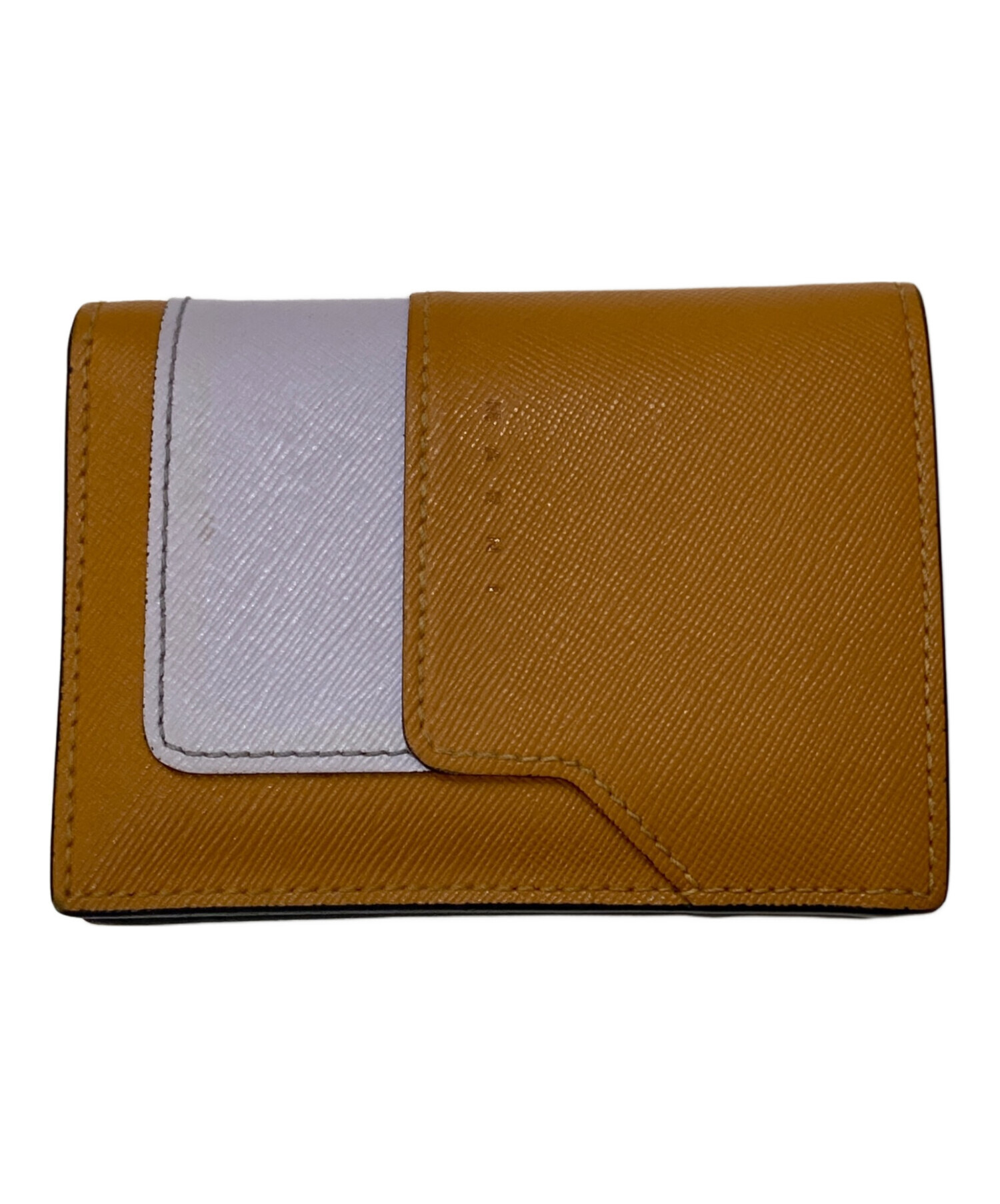 中古・古着通販】MARNI (マルニ) バイカラー 2つ折り財布 ブラウン