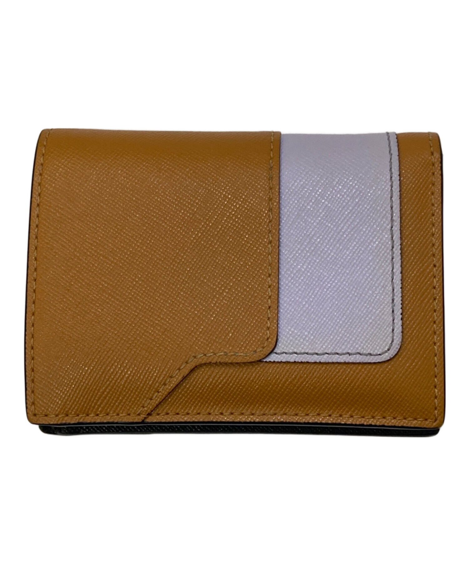 年末限定、売り切りsale‼️マルニ バイカラー2つ折り財布 中古・古着通販】MARNI (マルニ) バイカラー 2つ折り財布 ブラウン