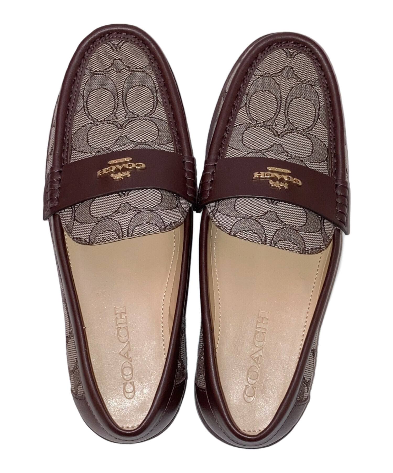 中古・古着通販】COACH (コーチ) シグネチャー ジャニー ローファー