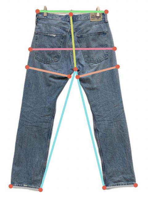 中古・古着通販】LEVI'S (リーバイス) ストレートデニムパンツ