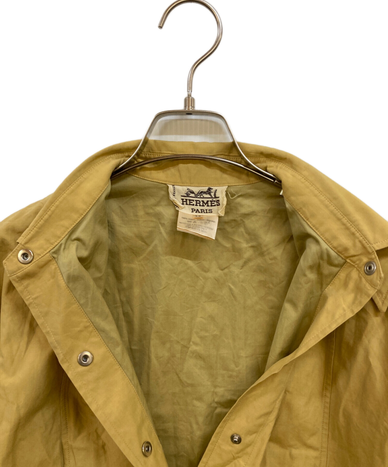 古着 HERMES セリエ 楽天市場】【エルメス】Hermes メンズ ラムレザー シルクライニング