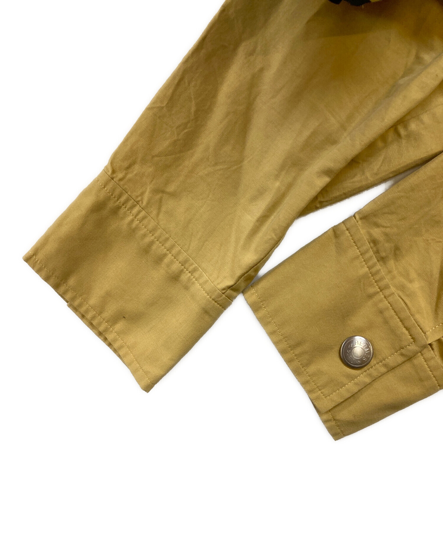 中古・古着通販】HERMES (エルメス) セリエボタン シャツワンピース