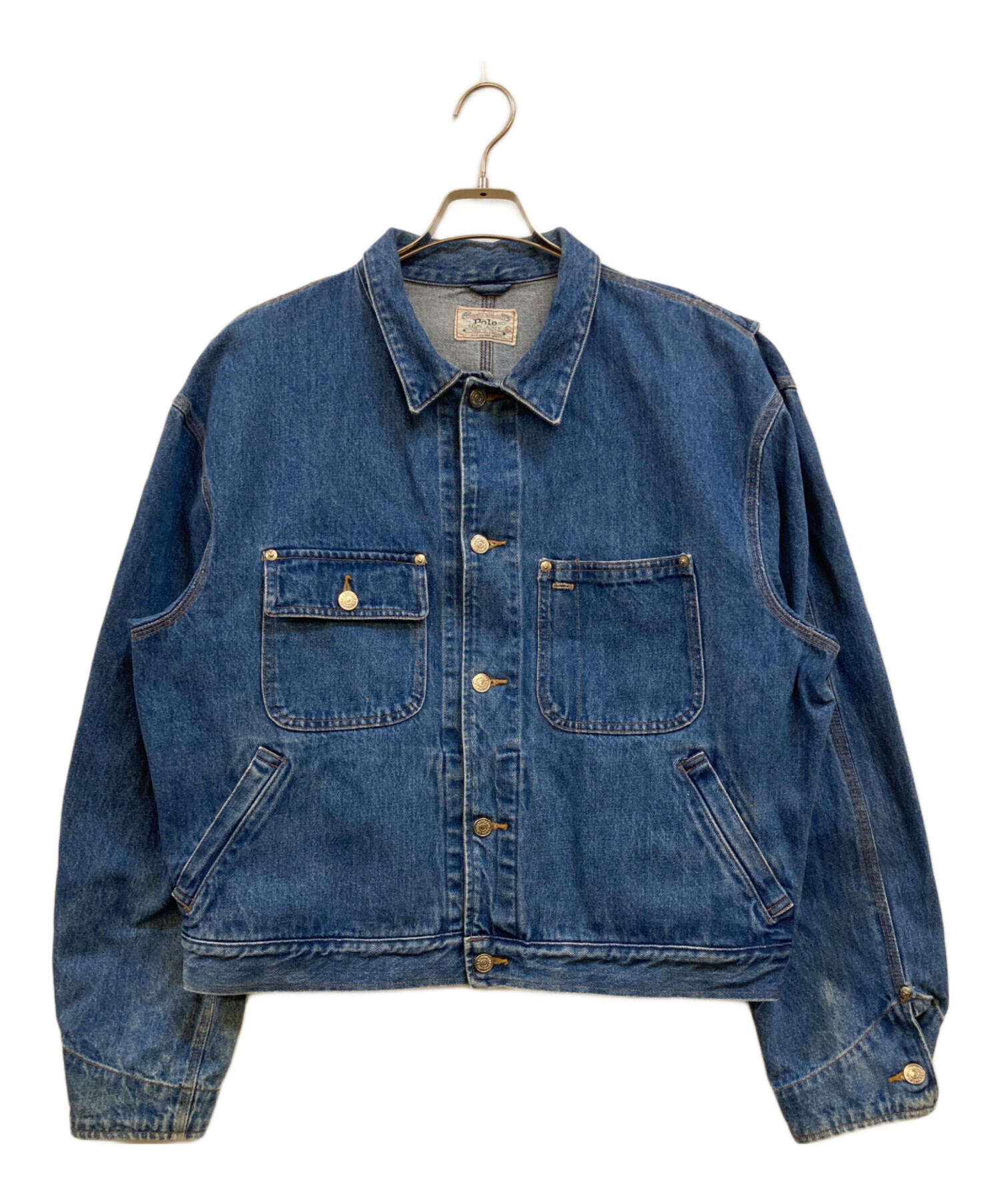Polo Ralph Lauren デニムジャケット L ヴィンテージ 中古・古着通販】POLO RALPH LAUREN (ポロ・ラルフローレン) 90's
