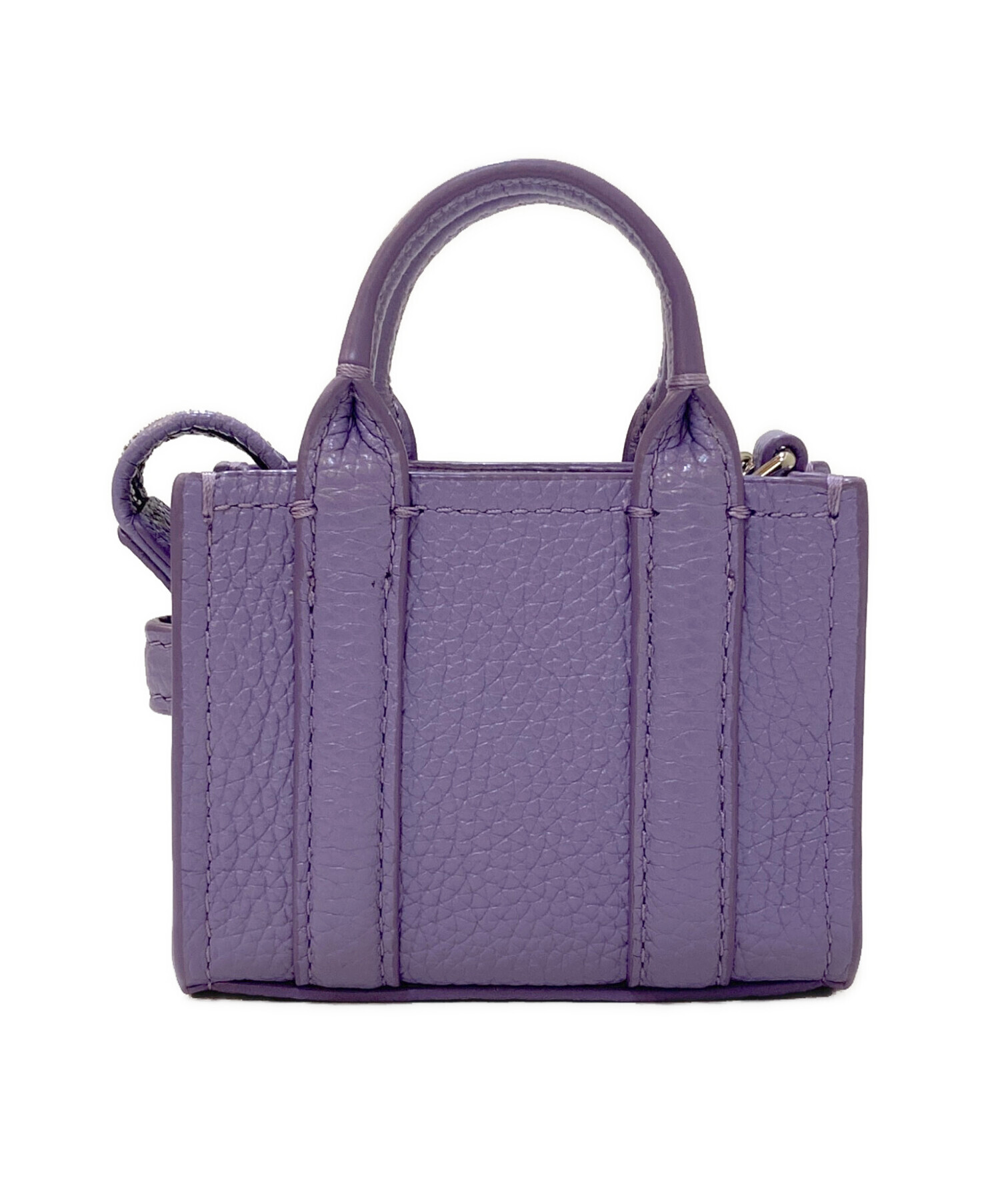 MARC by MARC JACOBS CLASSIC Q バッグ　ラベンダー 中古・古着通販】MARC JACOBS (マークジェイコブズ) THE LEATHER NANO