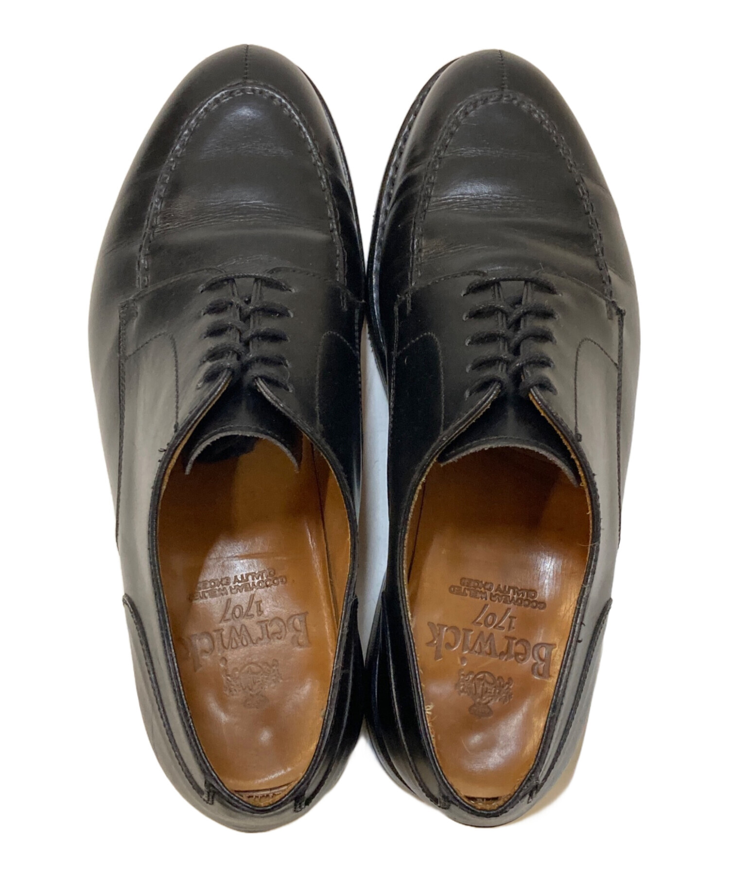 中古品 (美品)コードバン Uチップ UK5バーウィック Berwick/バーウィック 3682 コードバン Uチップ UK5.5 - メルカリ