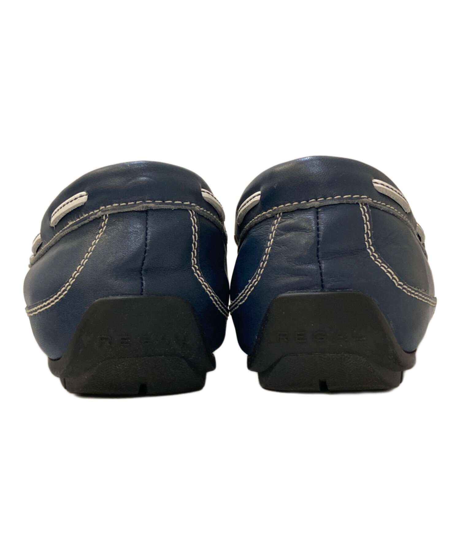 中古・古着通販】REGAL (リーガル) デッキシューズ ブルー サイズ:26