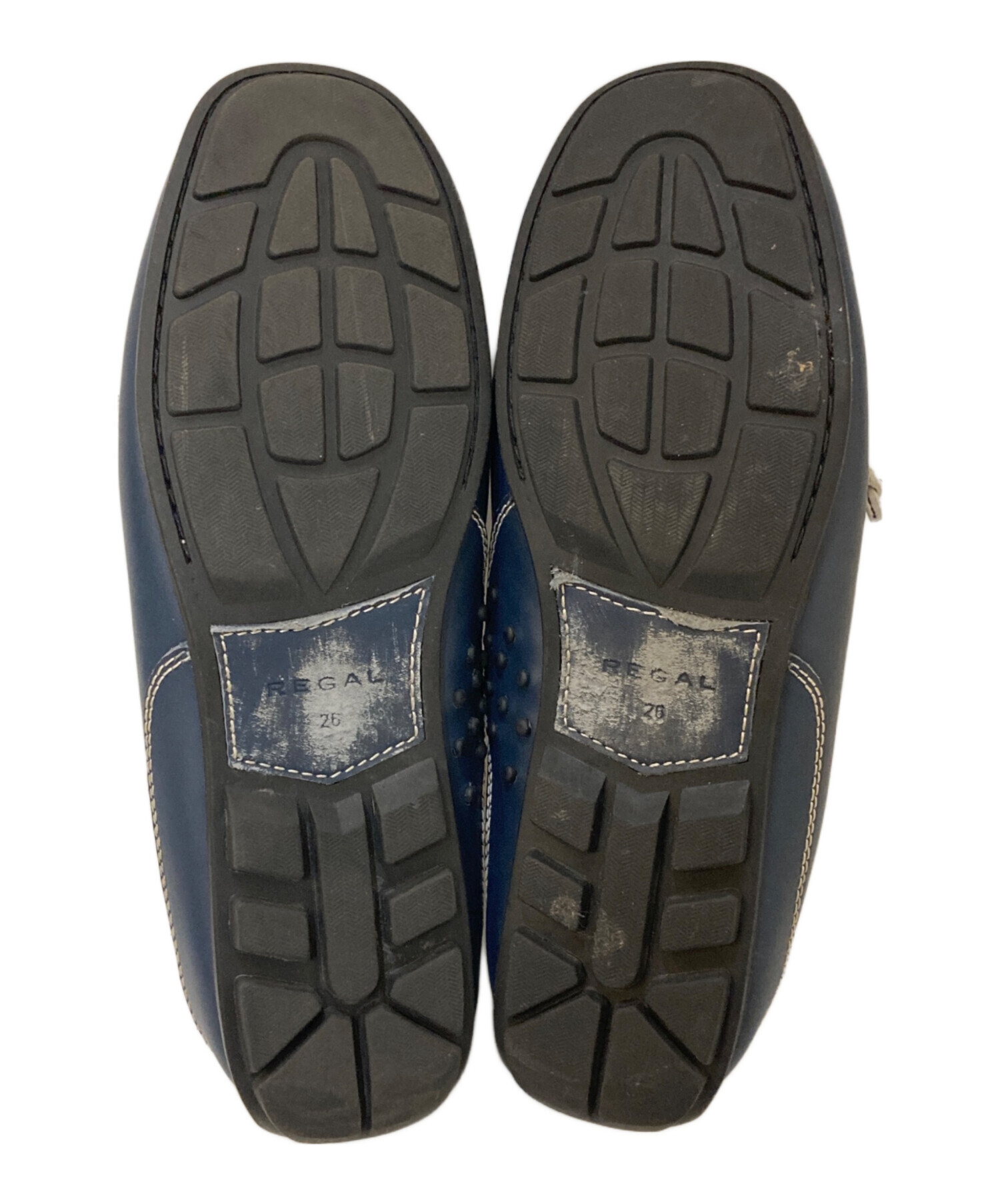 中古・古着通販】REGAL (リーガル) デッキシューズ ブルー サイズ:26