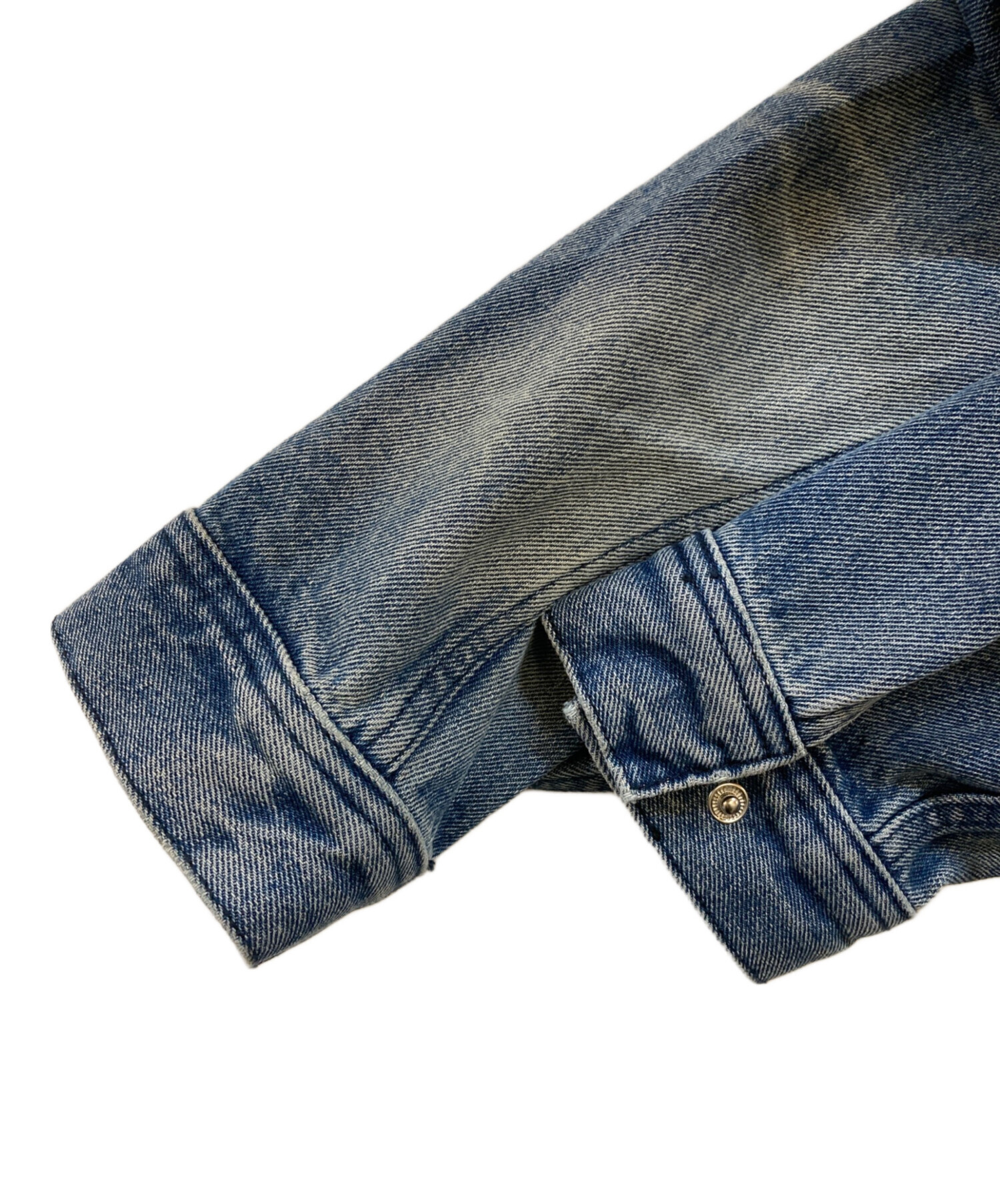 中古・古着通販】NOMANUAL (ノーマニュアル) WASHED DENIM TRUCKER 
