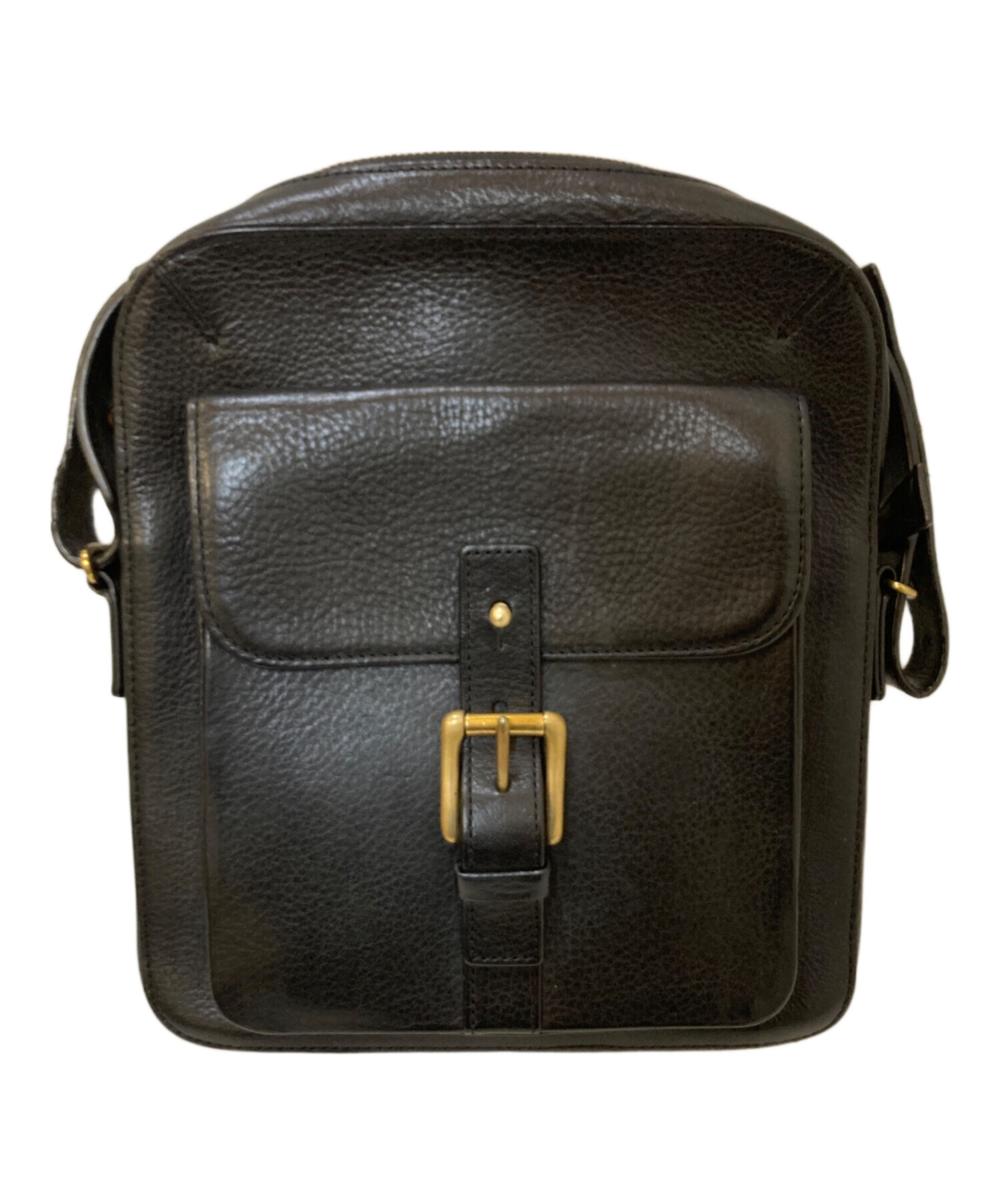 dunhill/ダンヒル ブラックレザー ショルダーバッグ 2WAY G dunhill/ダンヒル ブラックレザー ショルダーバッグ 2WAY G
