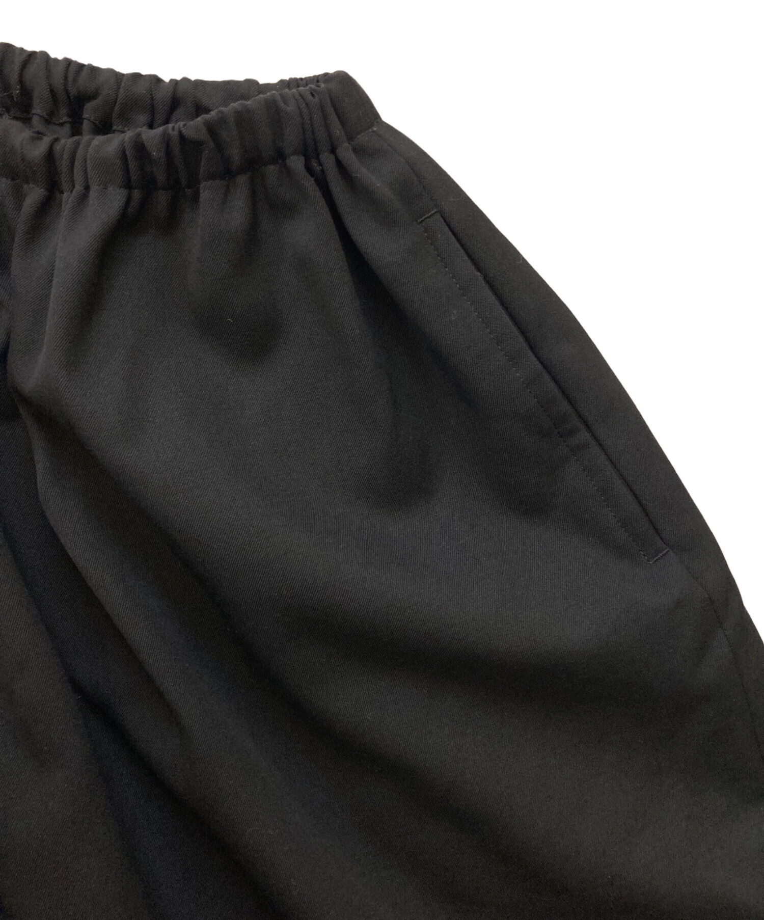 中古・古着通販】LIMI feu (リミフゥ) ウールサルエルパンツ ブラック