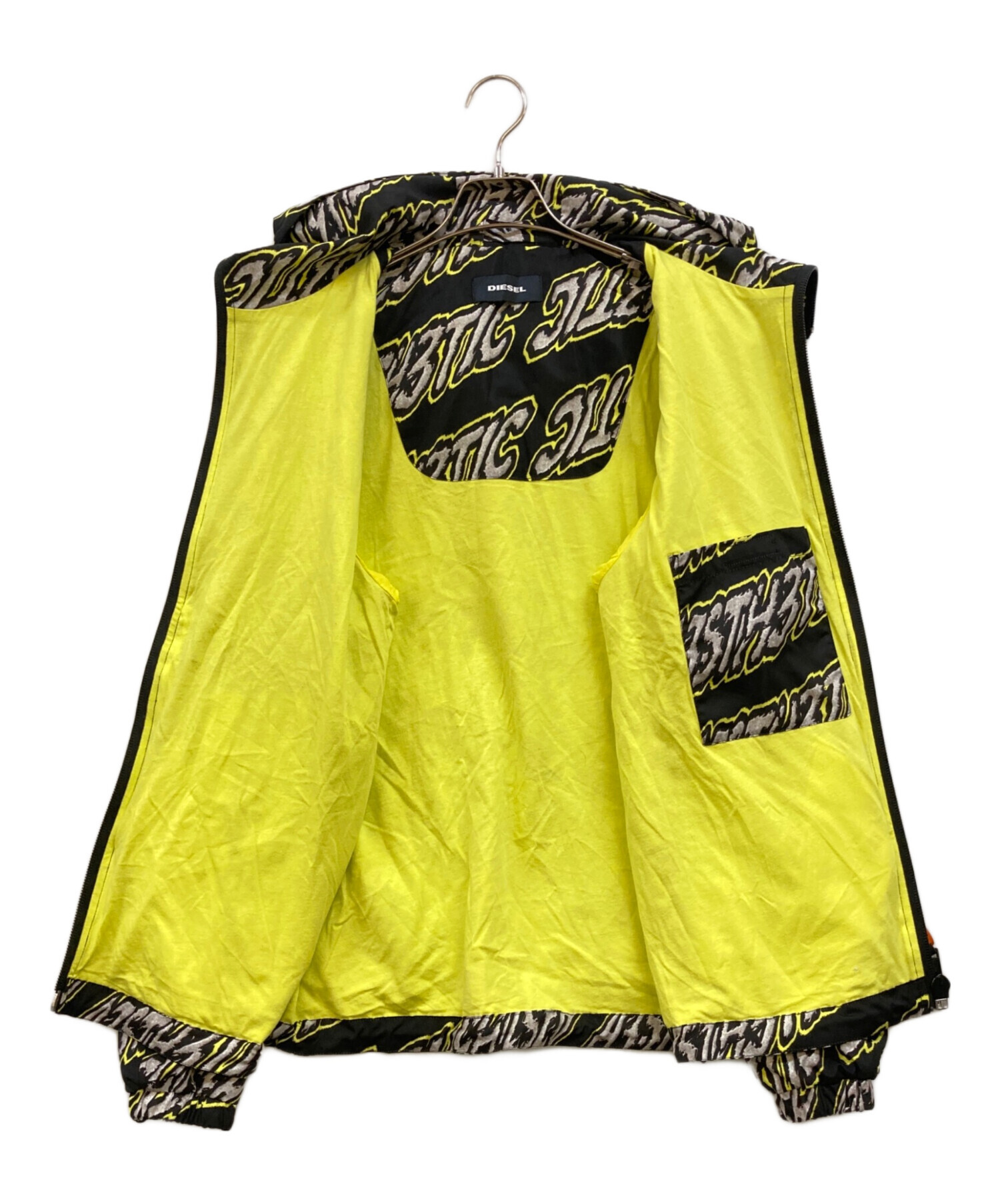 中古・古着通販】DIESEL (ディーゼル) Full-Zip Jacket ブラック