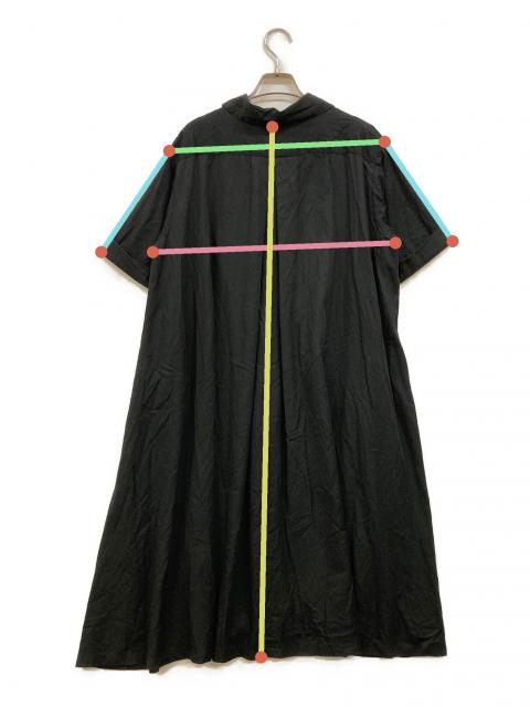 中古・古着通販】foufou (フーフー) 半袖ワンピース ブラック