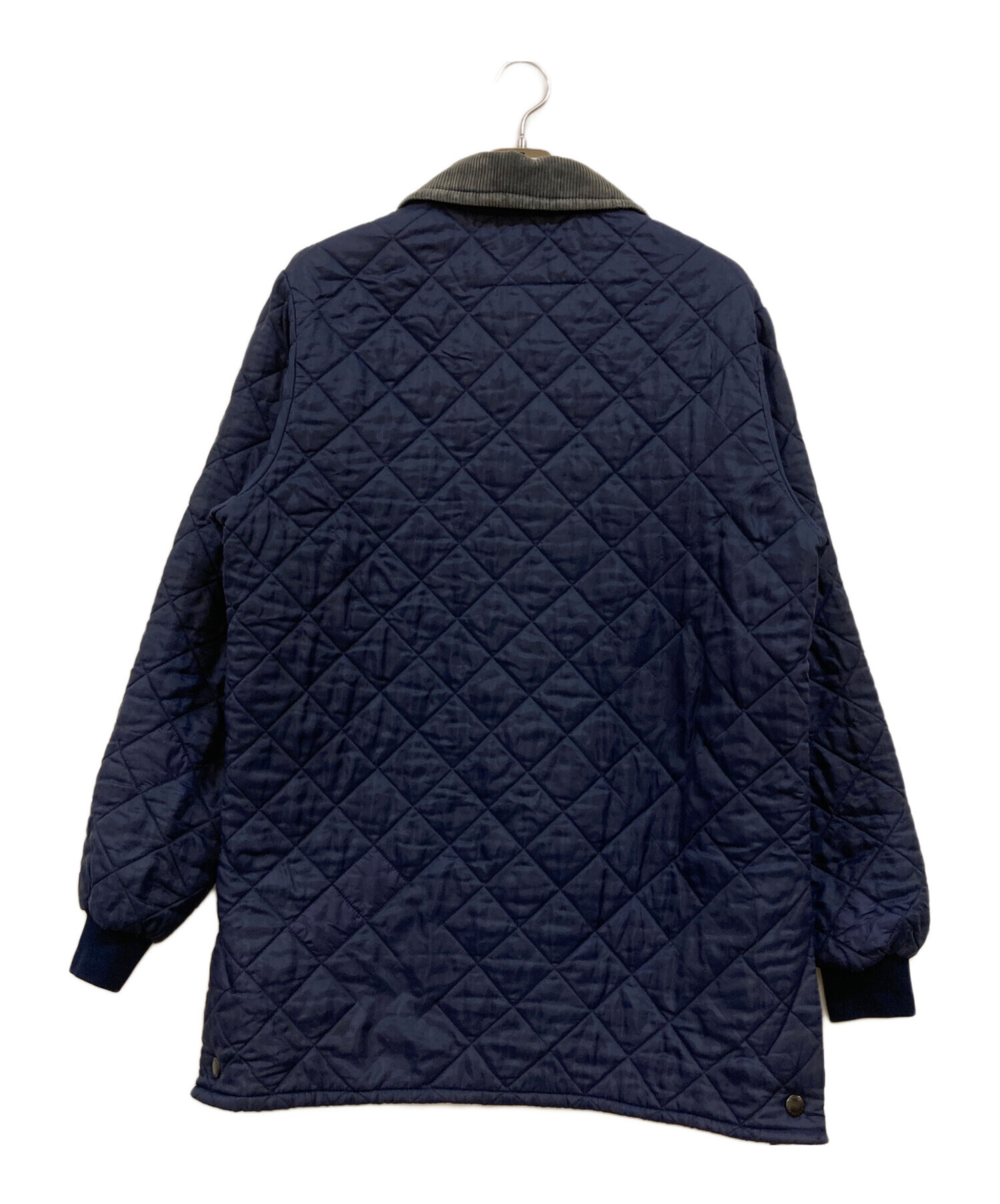 中古・古着通販】Barbour (バブアー) キルティングコート ネイビー 