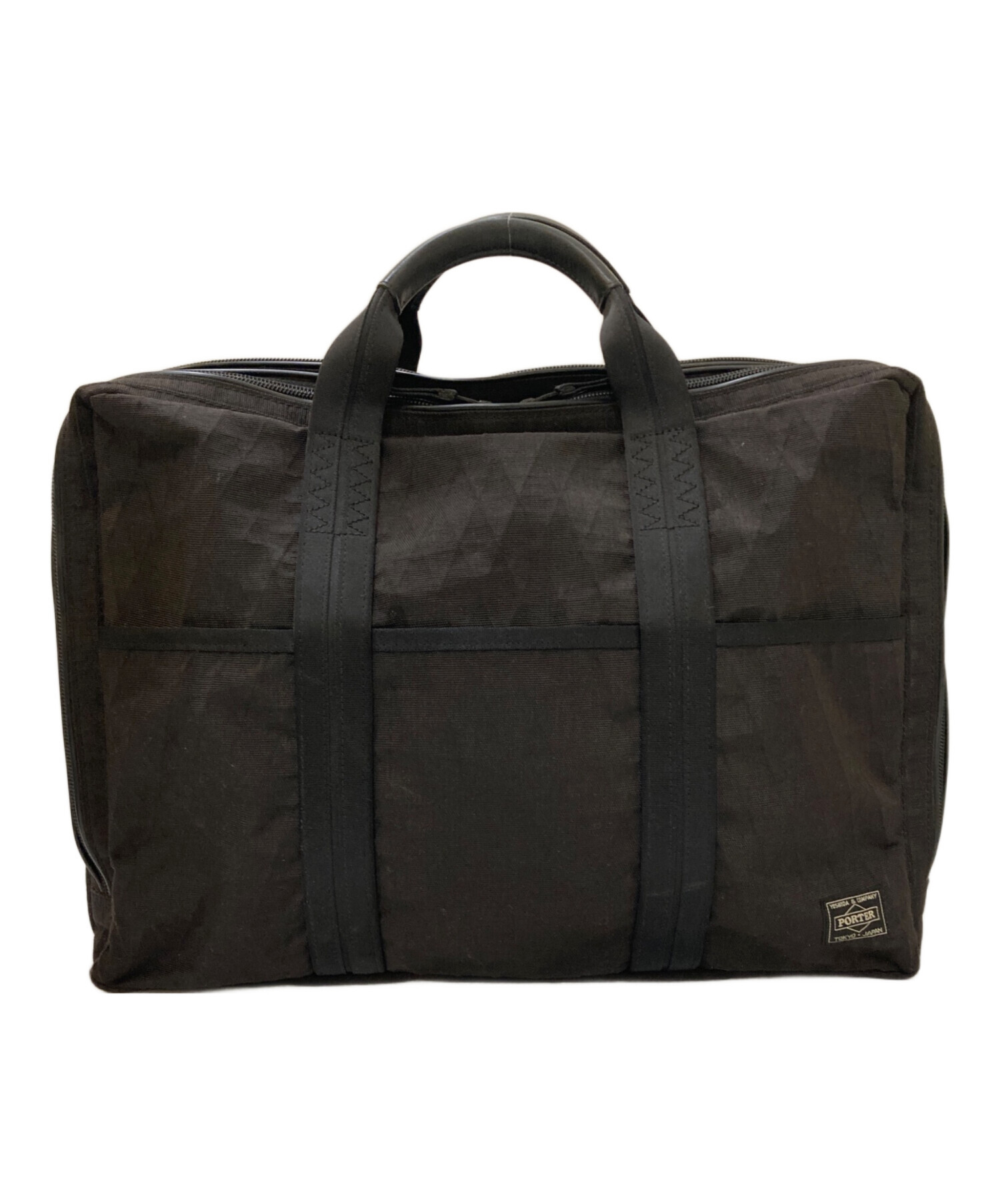 〔MENS〕中古★ PORTER HYBRID 2way ブリーフケース 黒 中古・古着通販】PORTER (ポーター) HYBRID 2WAYブリーフケース