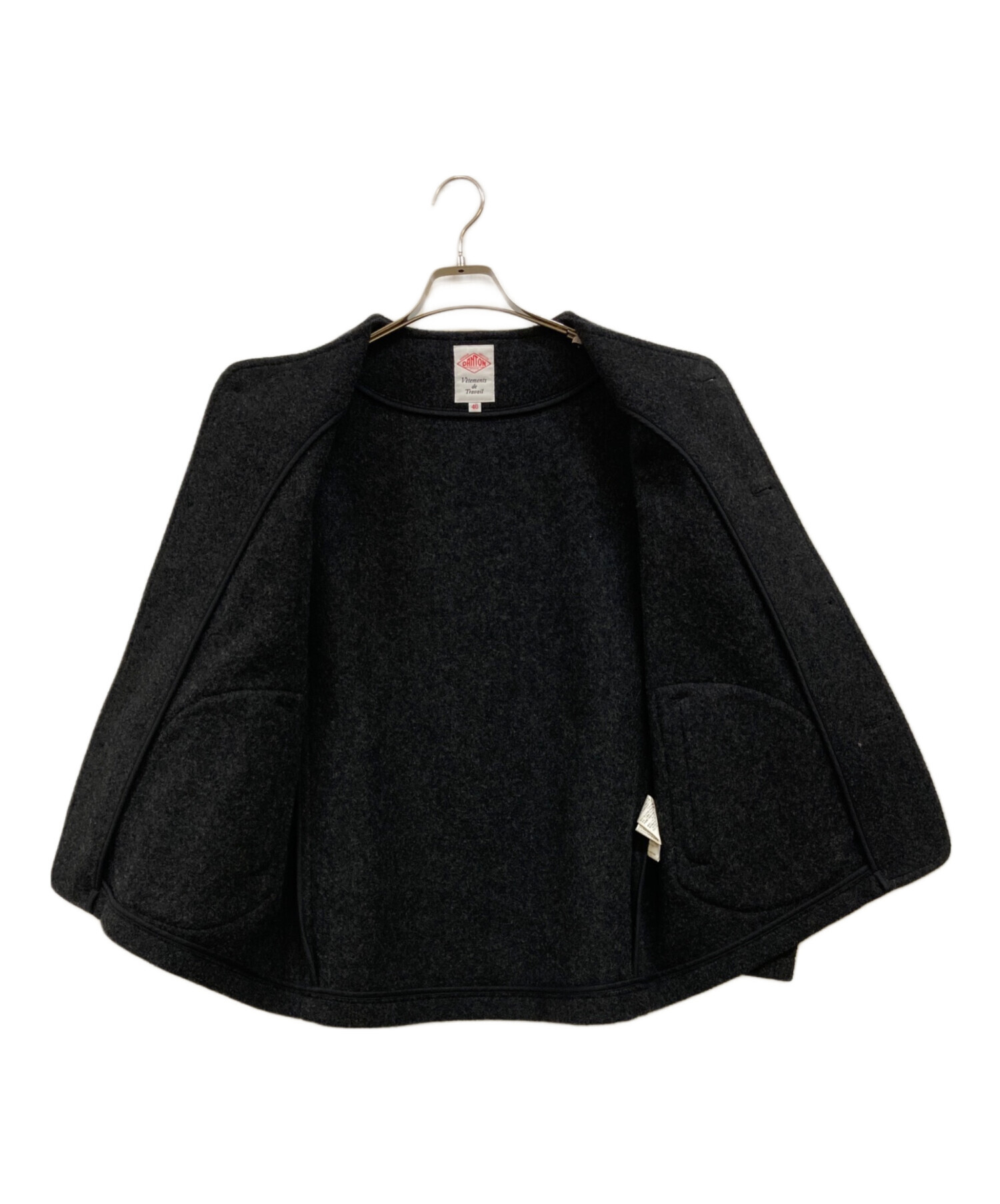 中古・古着通販】DANTON (ダントン) モッサーノーカラージャケット
