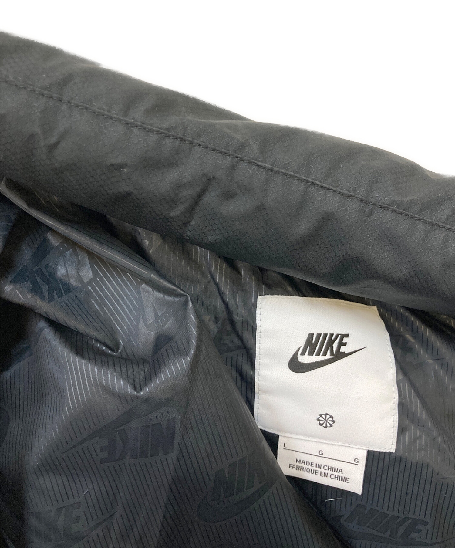 中古・古着通販】NIKE (ナイキ) パファージャケット ブラック サイズ:L