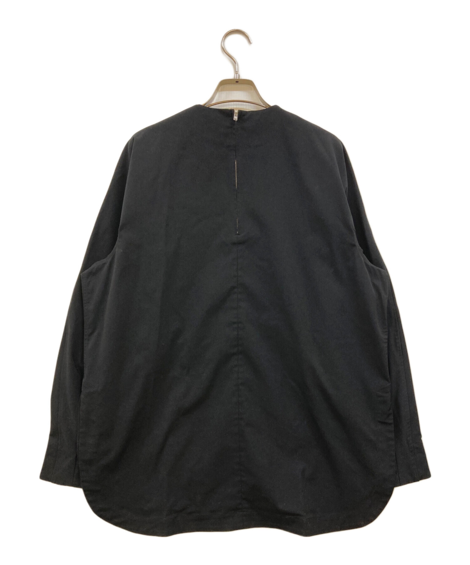 中古・古着通販】HYKE (ハイク) TASLAN TWILL TOP ブラック サイズ:1 