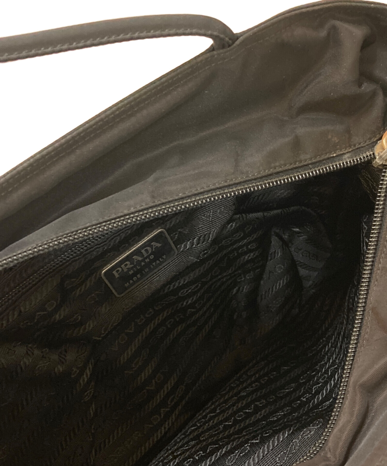 中古・古着通販】PRADA (プラダ) ナイロントートバッグ ブラック