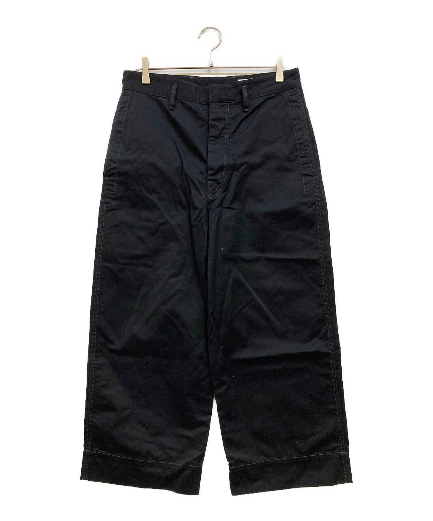 中古・古着通販】LEMAIRE (ルメール) LARGE PANTS ブラック サイズ:48