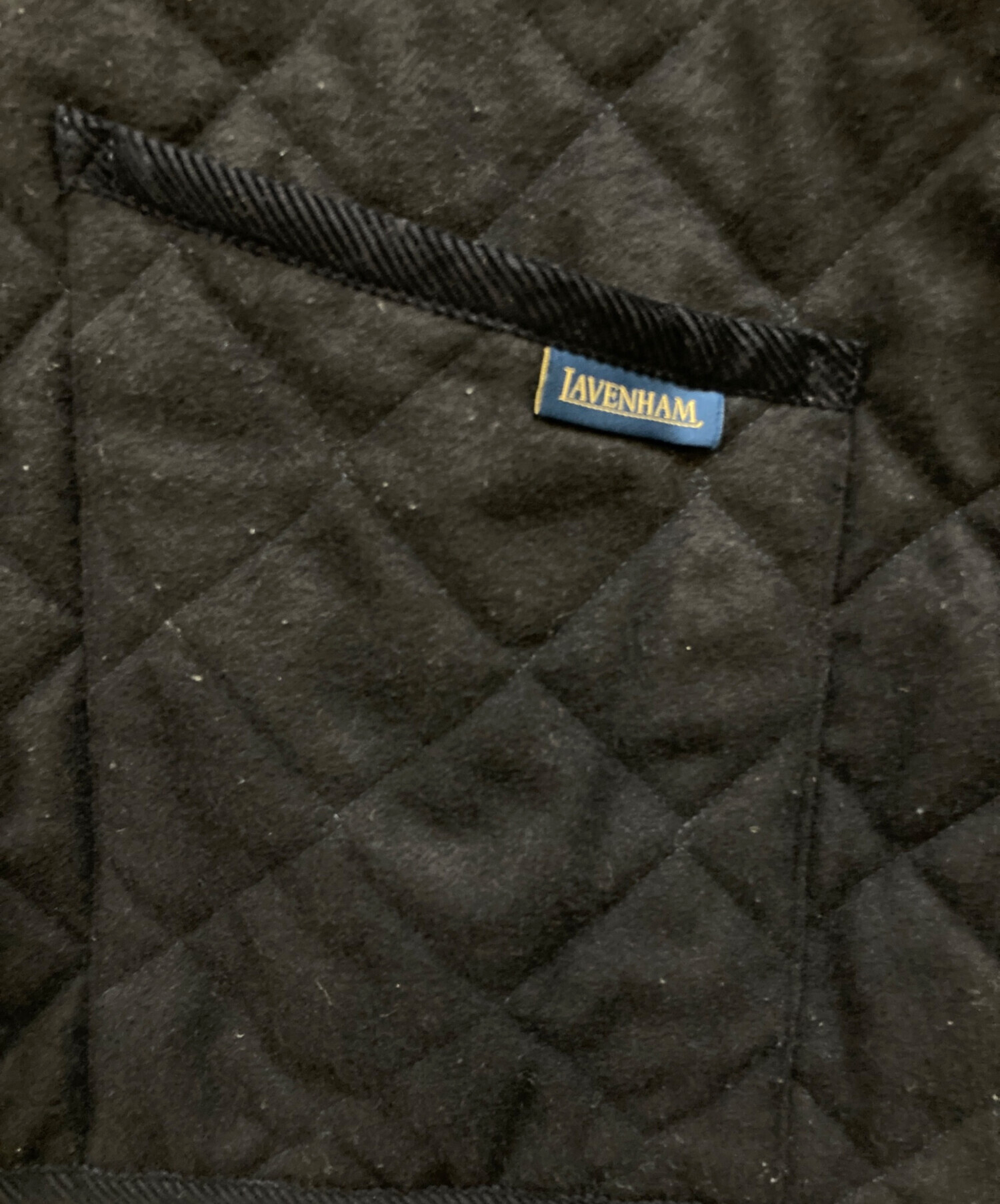 中古・古着通販】LAVENHAM (ラベンハム) キルティングコート ネイビー