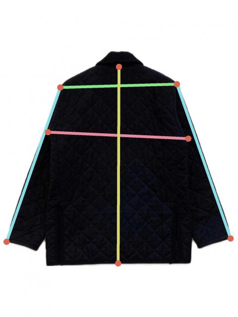 中古・古着通販】LAVENHAM (ラベンハム) キルティングコート ネイビー