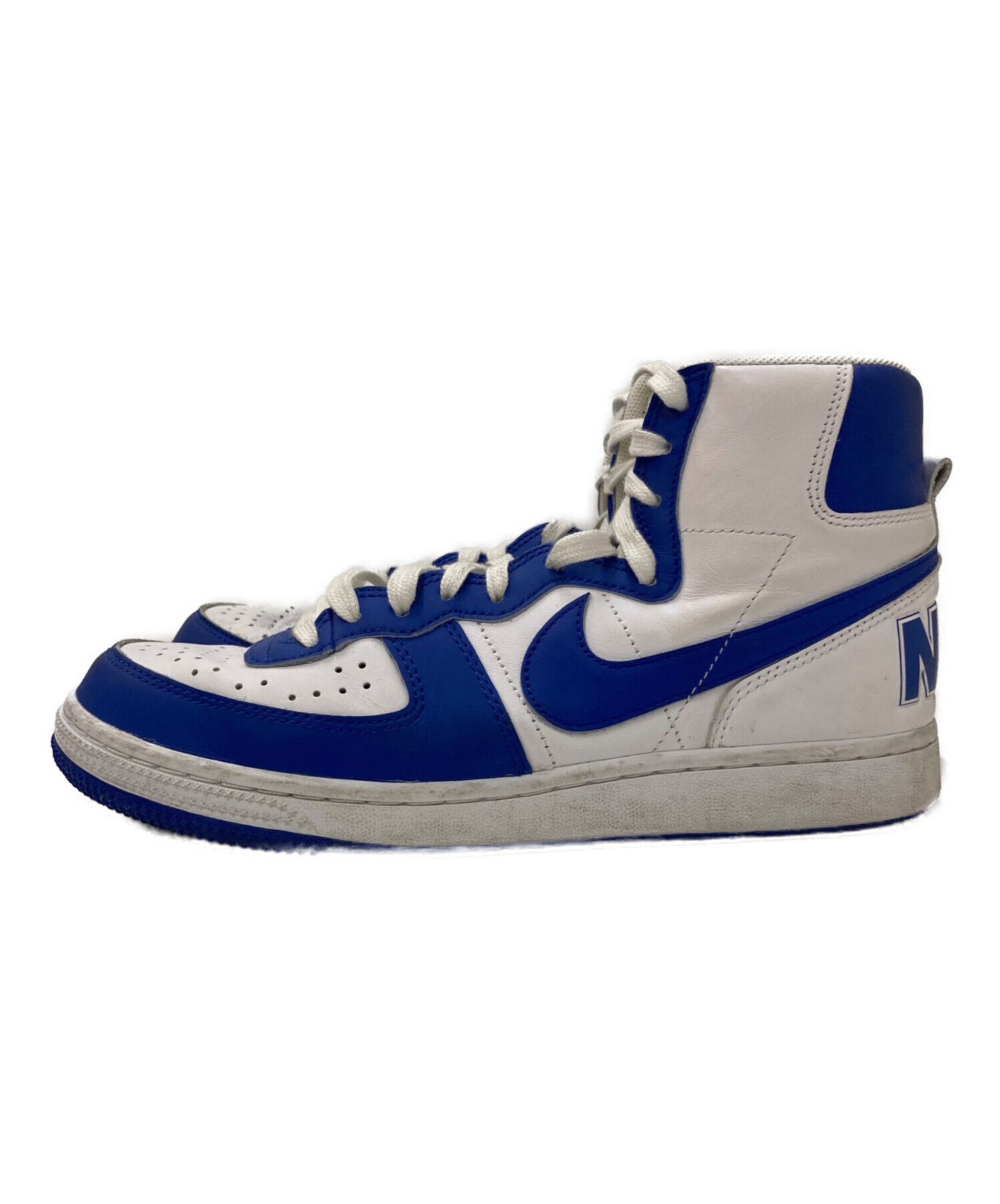 新品未使用 NIKE TERMINATOR HIGH 青/白 26cm 箱タグ付 中古・古着通販】NIKE (ナイキ) Terminator High ブルー×ホワイト
