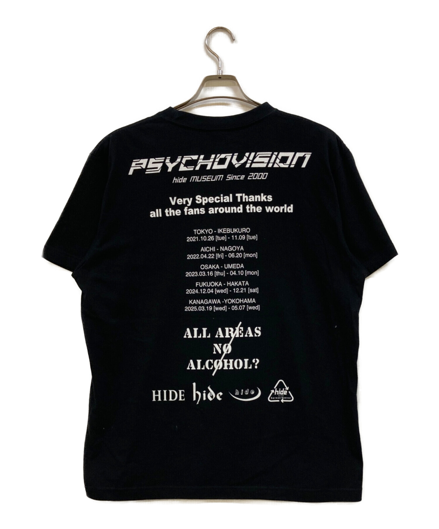 hide PSYCHOVISION ツアーTシャツ 未開封品 グッズ4点セット 中古・古着通販】PSYCHO VISION (サイコビジョン) ツアーTシャツ