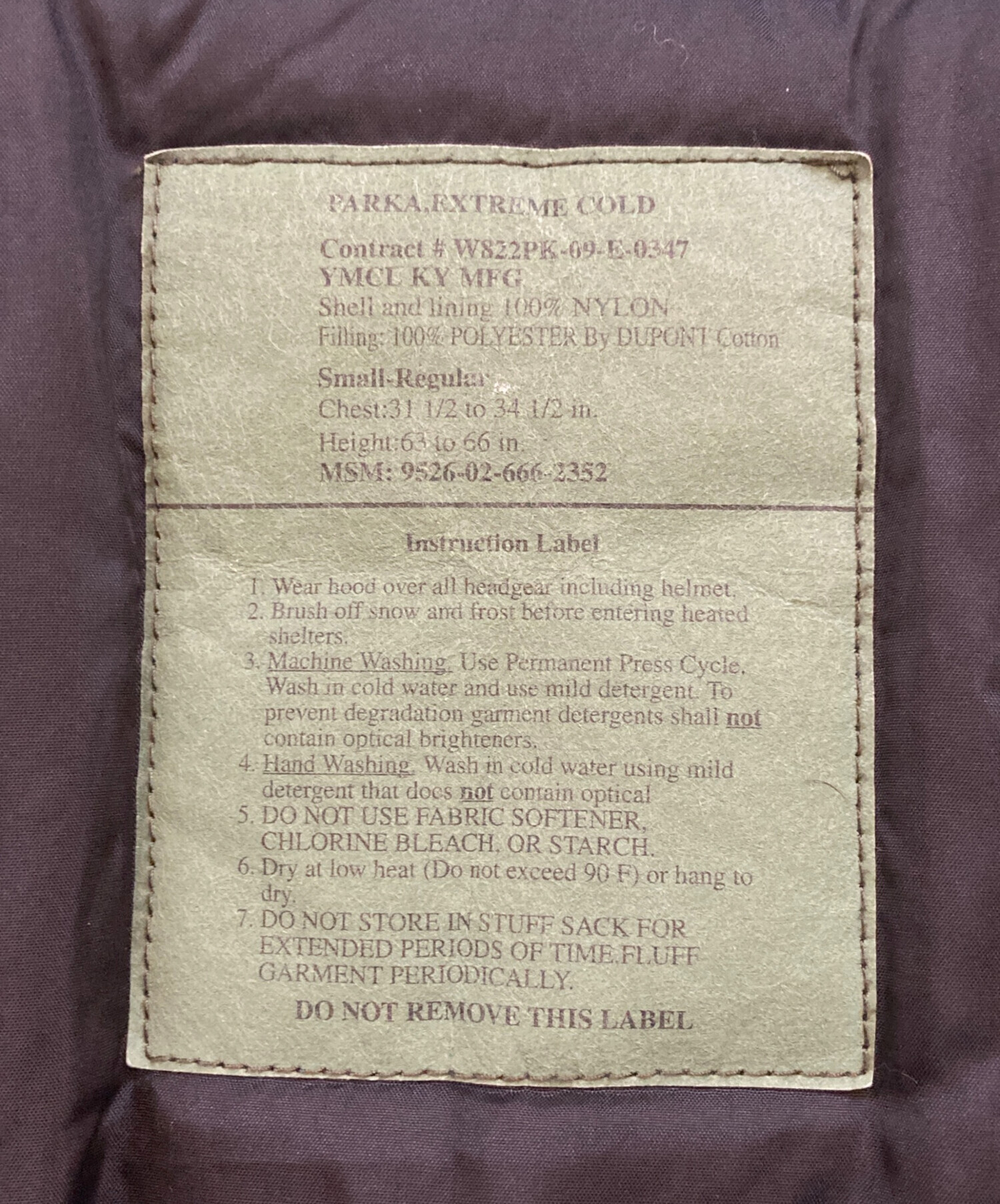 中古・古着通販】YMCLKY (ワイエムシーエルケーワイ) LEVEL7 PARKA