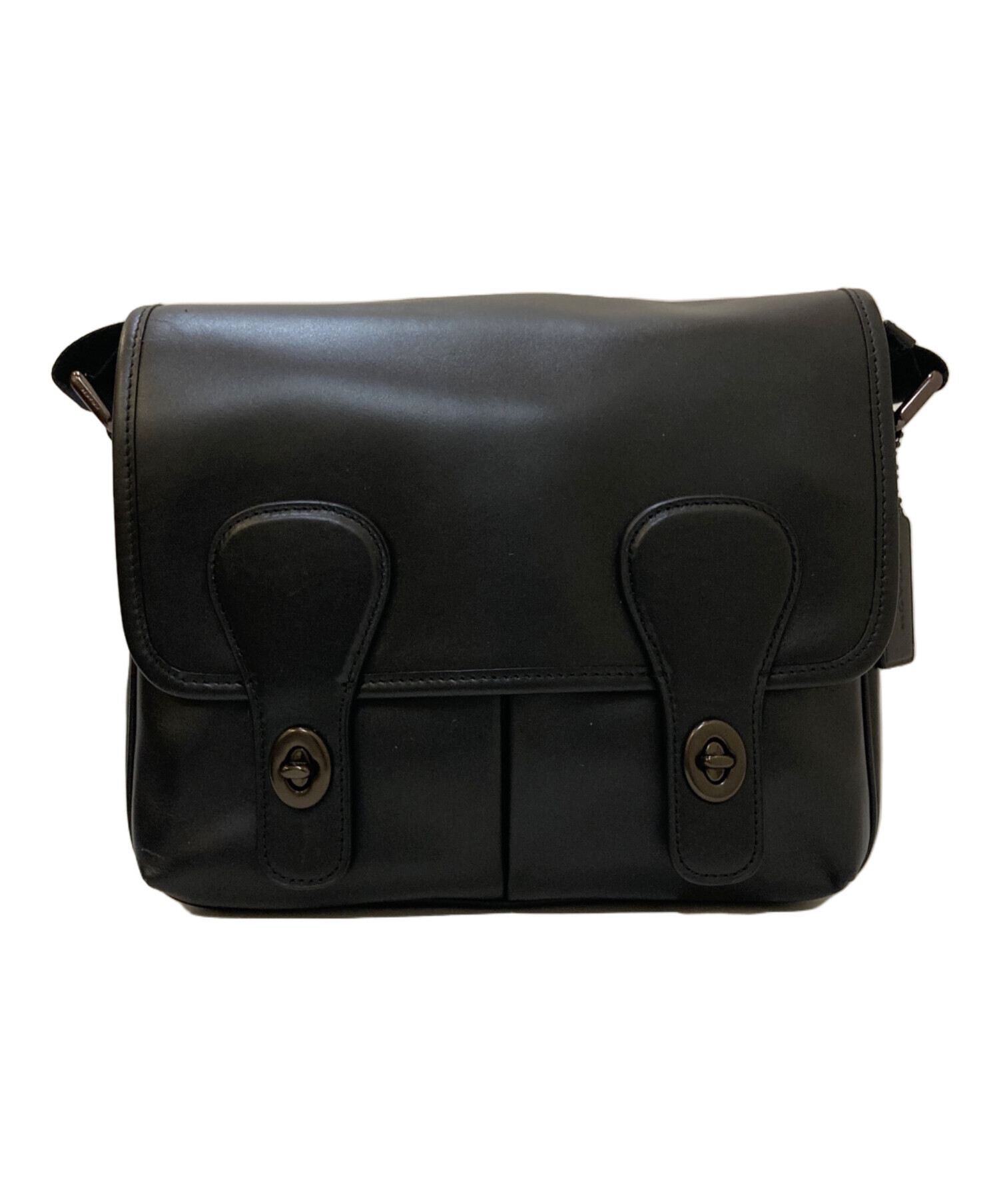 中古・古着通販】COACH (コーチ) ヘリテージ レザーショルダーバッグ 中古・古着通販】COACH (コーチ) ヘリテージ レザーショルダーバッグ