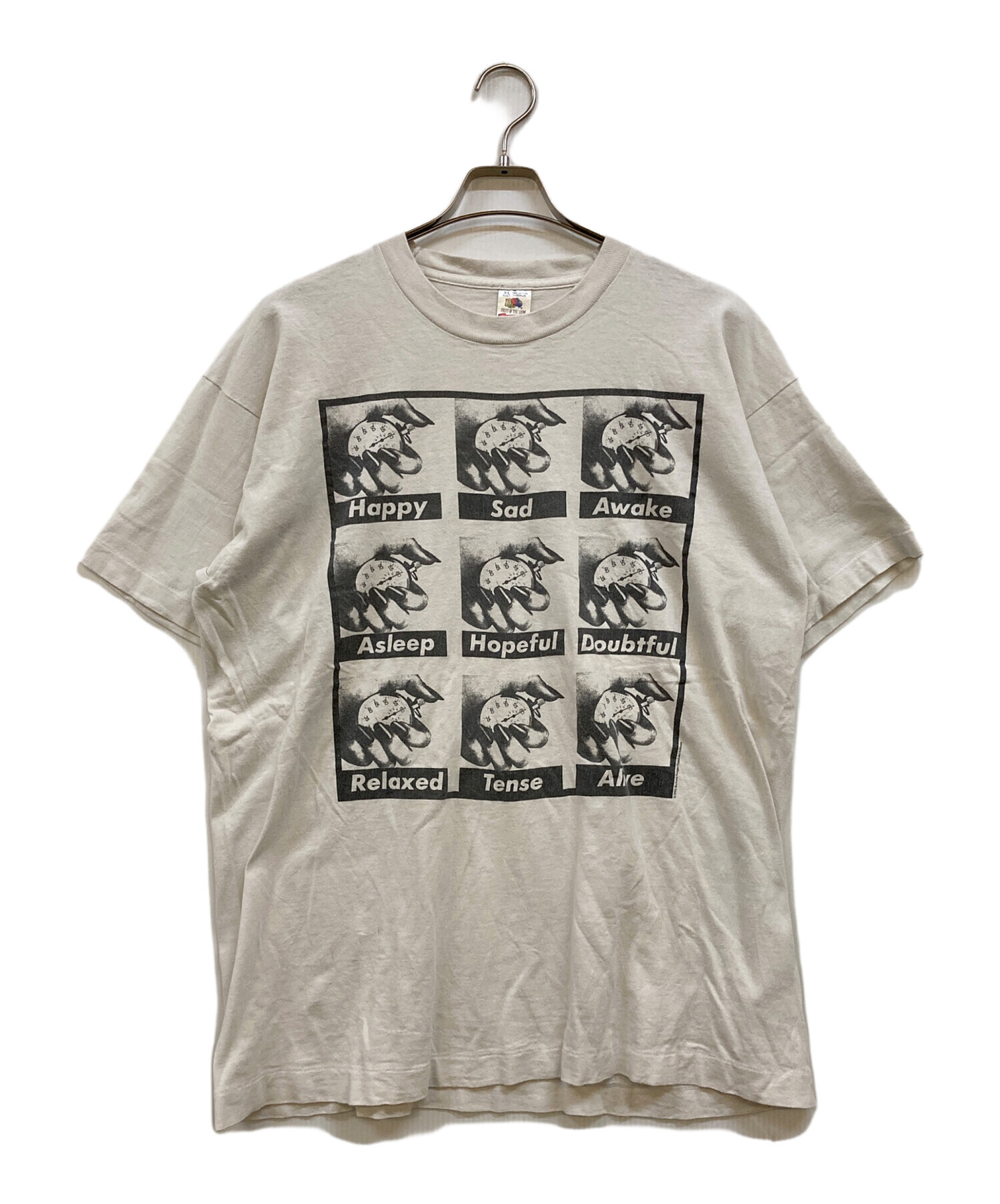 バーバラ・クルーガーTシャツ　未使用　希少　90‘s　USA製Ｍサイズ　現代美術 中古・古着通販】FRUIT OF THE LOOM (フルーツオブザルーム) Barbara