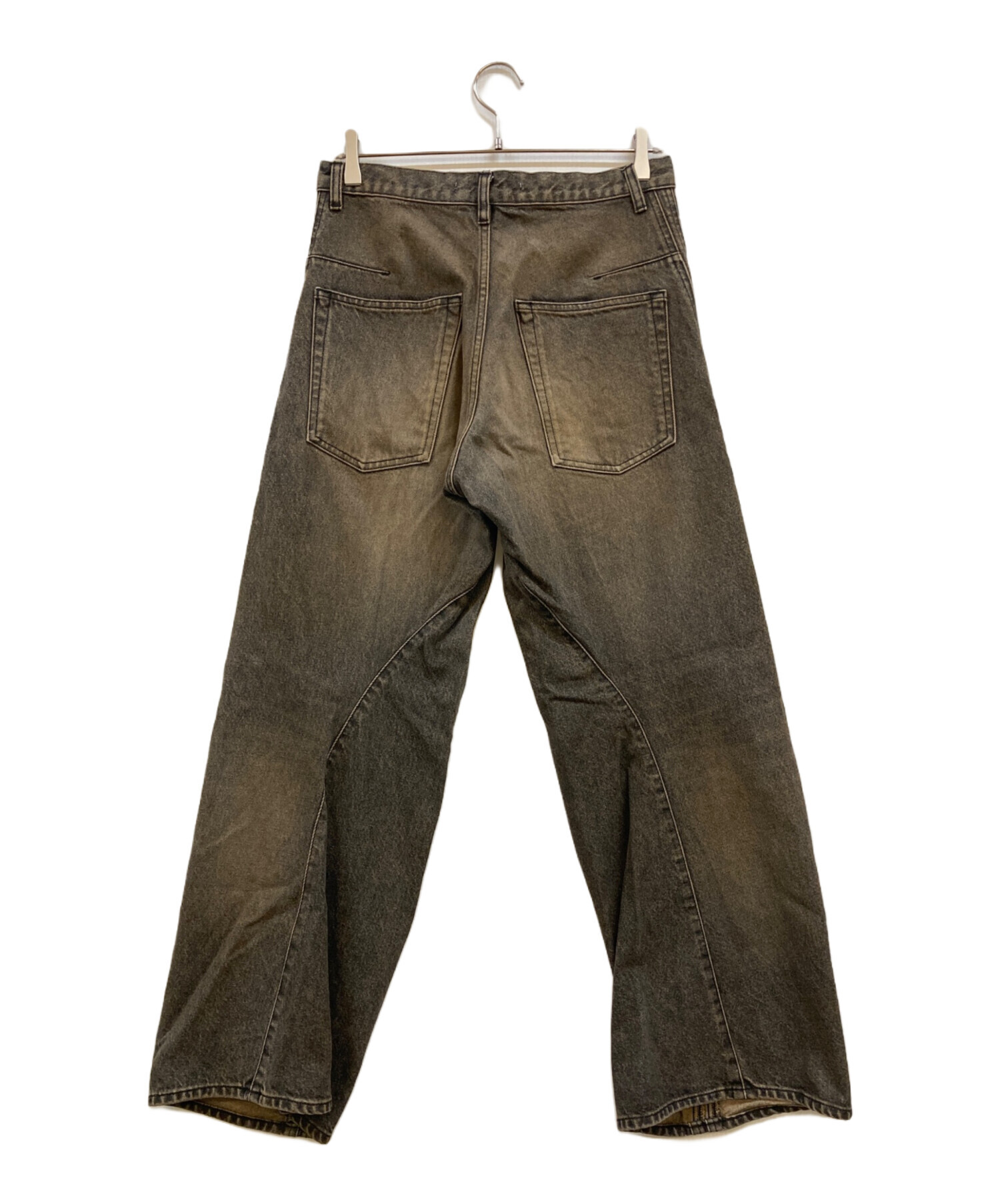 中古・古着通販】NVRFRGT (ネヴァーフォーゲット) 3D Twisted Wide Leg 