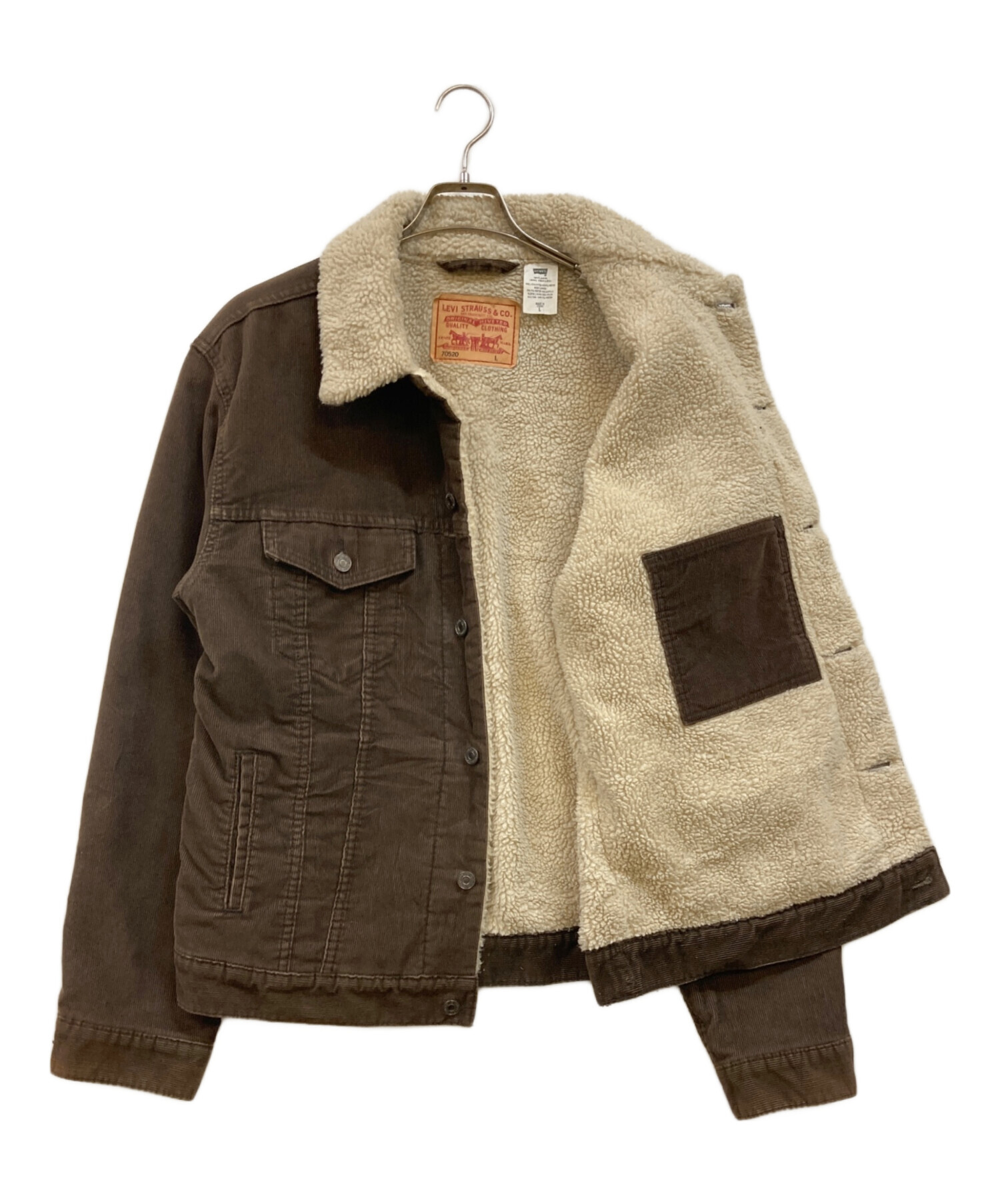 中古・古着通販】LEVI'S (リーバイス) 裏ボアコーデュロイジャケット