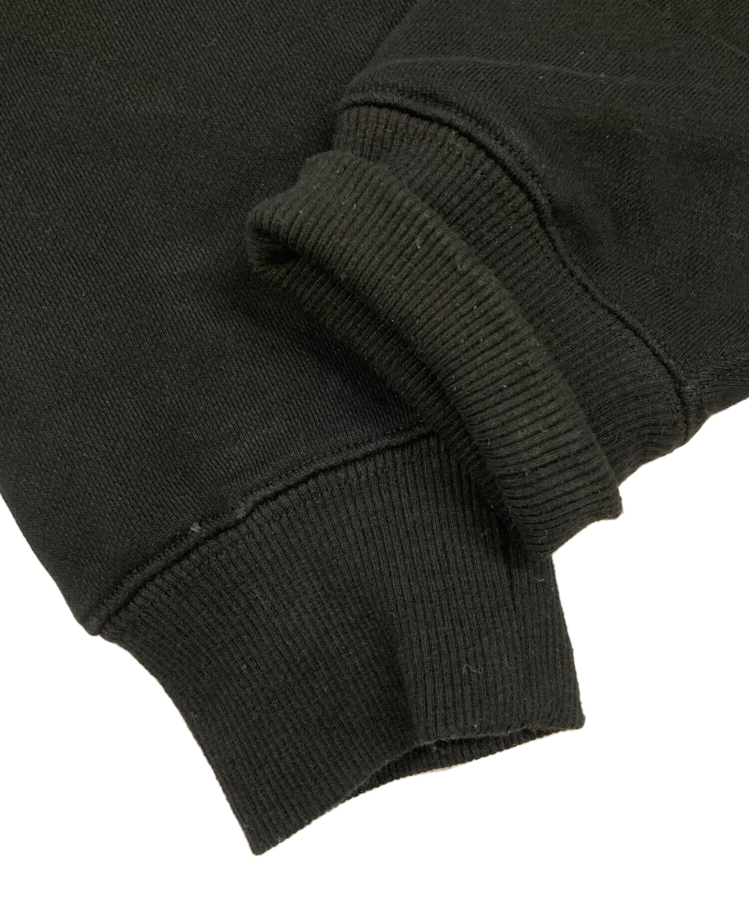 中古・古着通販】stussy (ステューシー) ロゴパーカー ブラック サイズ
