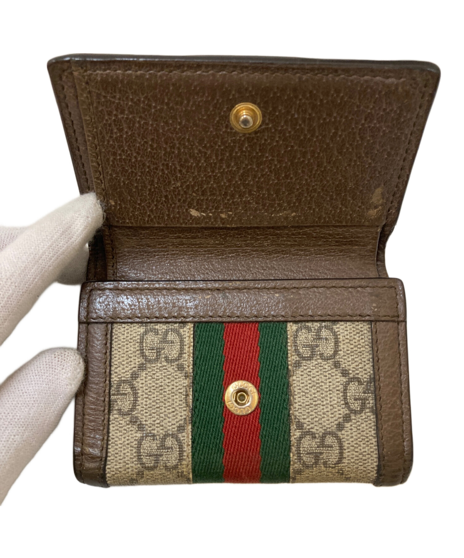 中古・古着通販】GUCCI (グッチ) オフィディア GG 二つ折り財布